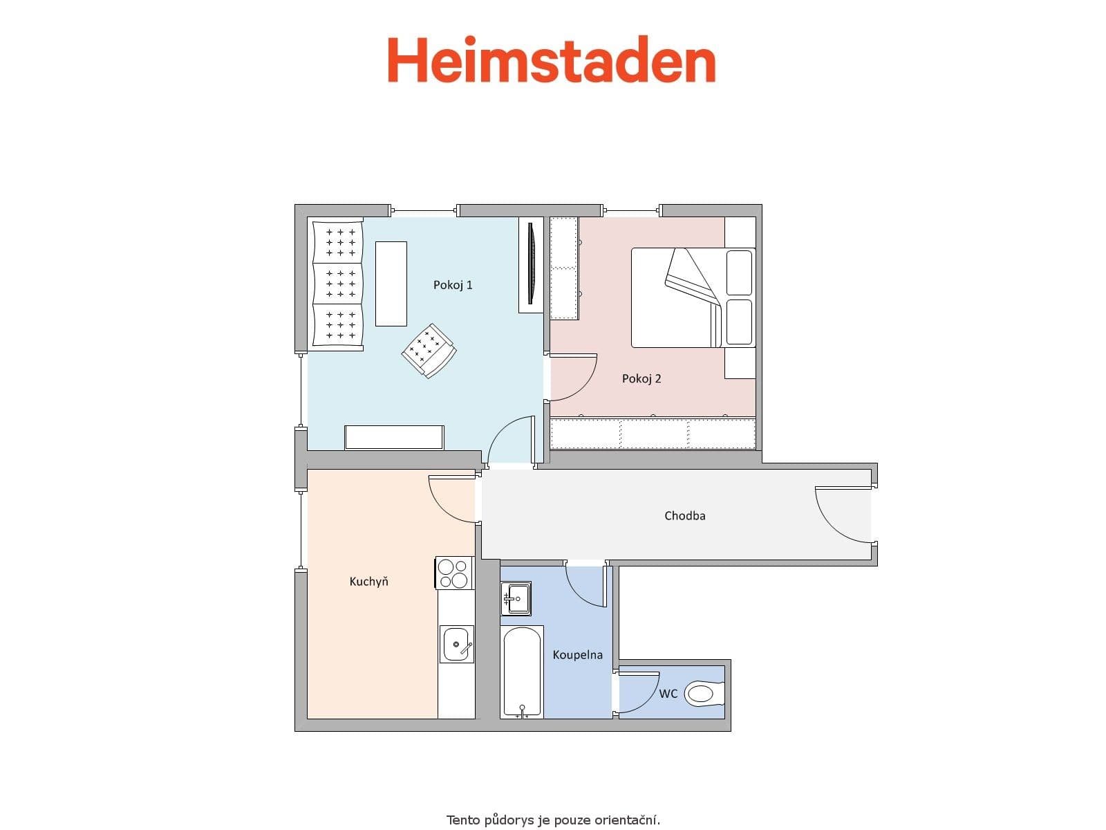 Prenájom bytu 2-izbový 54 m², Slovenského národního povstání, Havířov, Moravskoslezský kraj Prenájom bytu 2-izbový 54 m², Slovenského národního povstání, Havířov, Moravskoslezský kraj
