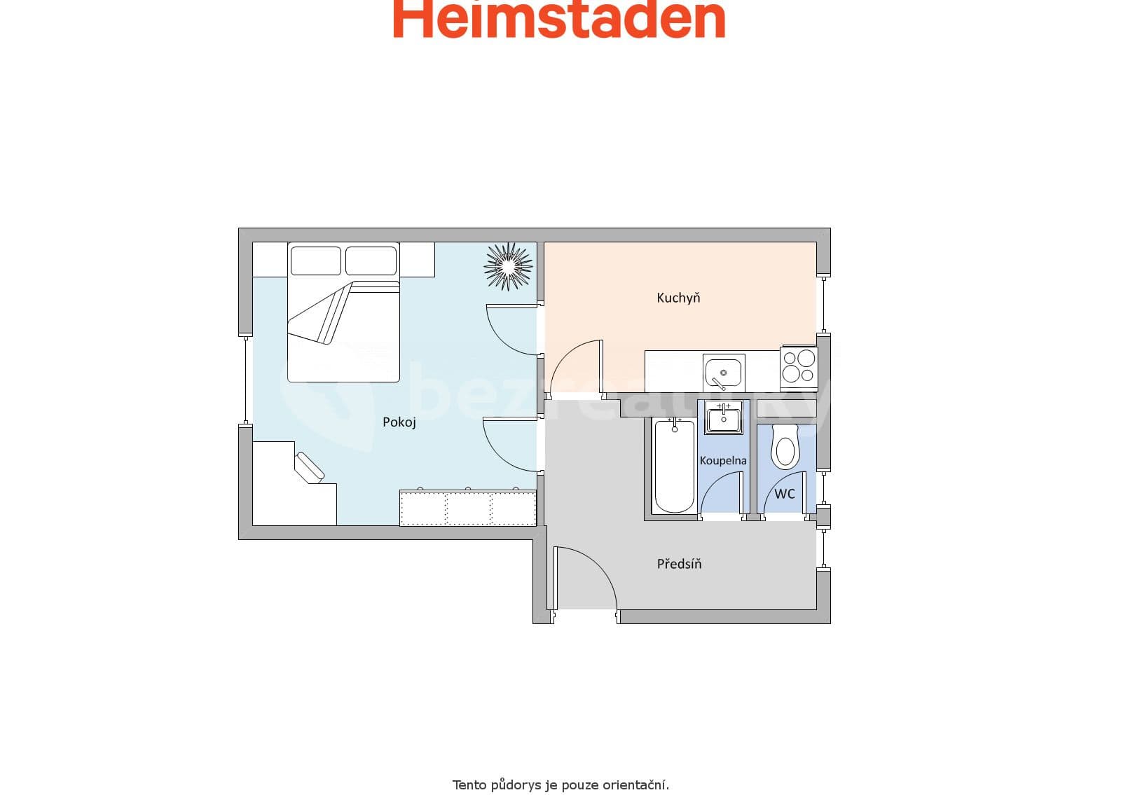 Prenájom bytu 1-izbový 42 m², Smetanova, Havířov, Moravskoslezský kraj