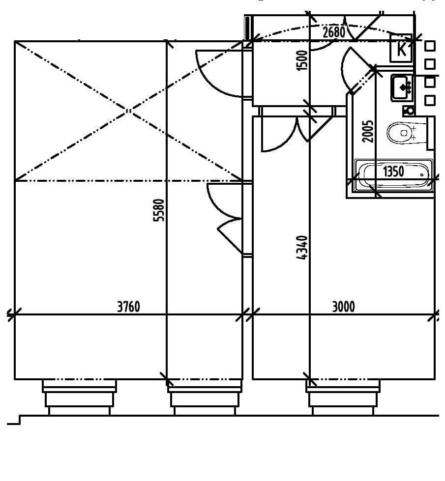 Prenájom bytu 2-izbový 45 m², Na Bělidle, Praha, Praha Prenájom bytu 2-izbový 45 m², Na Bělidle, Praha, Praha