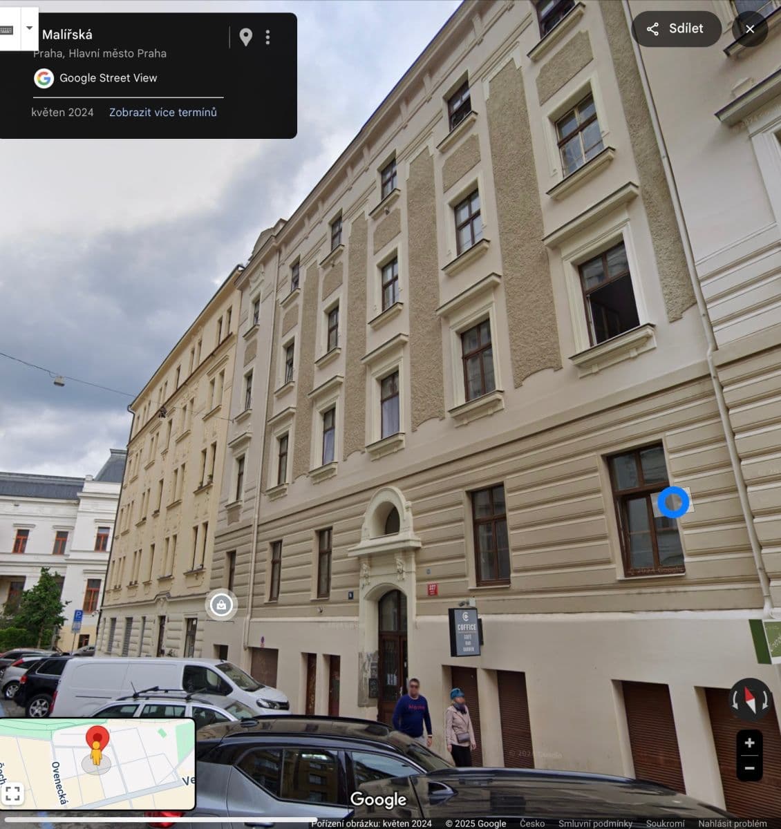 Prenájom bytu 3-izbový 68 m², Malířská, Praha, Praha Prenájom bytu 3-izbový 68 m², Malířská, Praha, Praha