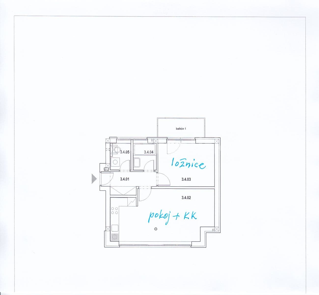 Prenájom bytu 2-izbový 50 m², Fastrova, Praha, Praha Prenájom bytu 2-izbový 50 m², Fastrova, Praha, Praha