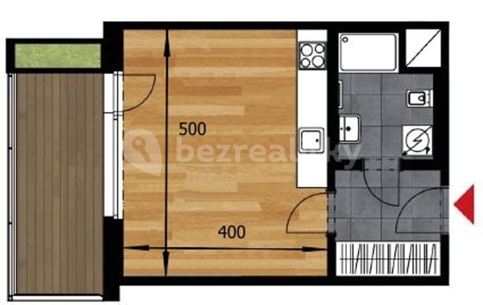 Prenájom bytu 1-izbový 32 m², Kloudova, Praha, Praha Prenájom bytu 1-izbový 32 m², Kloudova, Praha, Praha