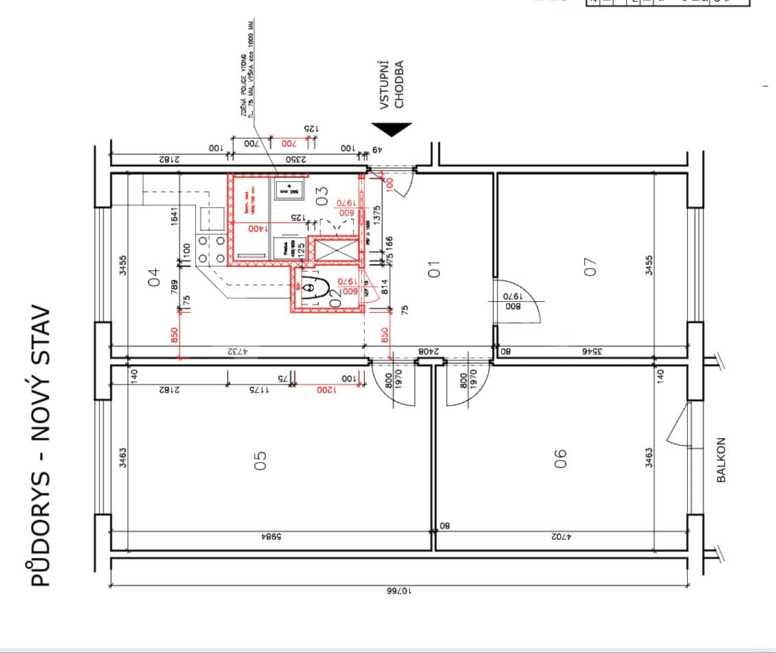 Prenájom bytu 3-izbový 75 m², Voříškova, Brno, Jihomoravský kraj Prenájom bytu 3-izbový 75 m², Voříškova, Brno, Jihomoravský kraj