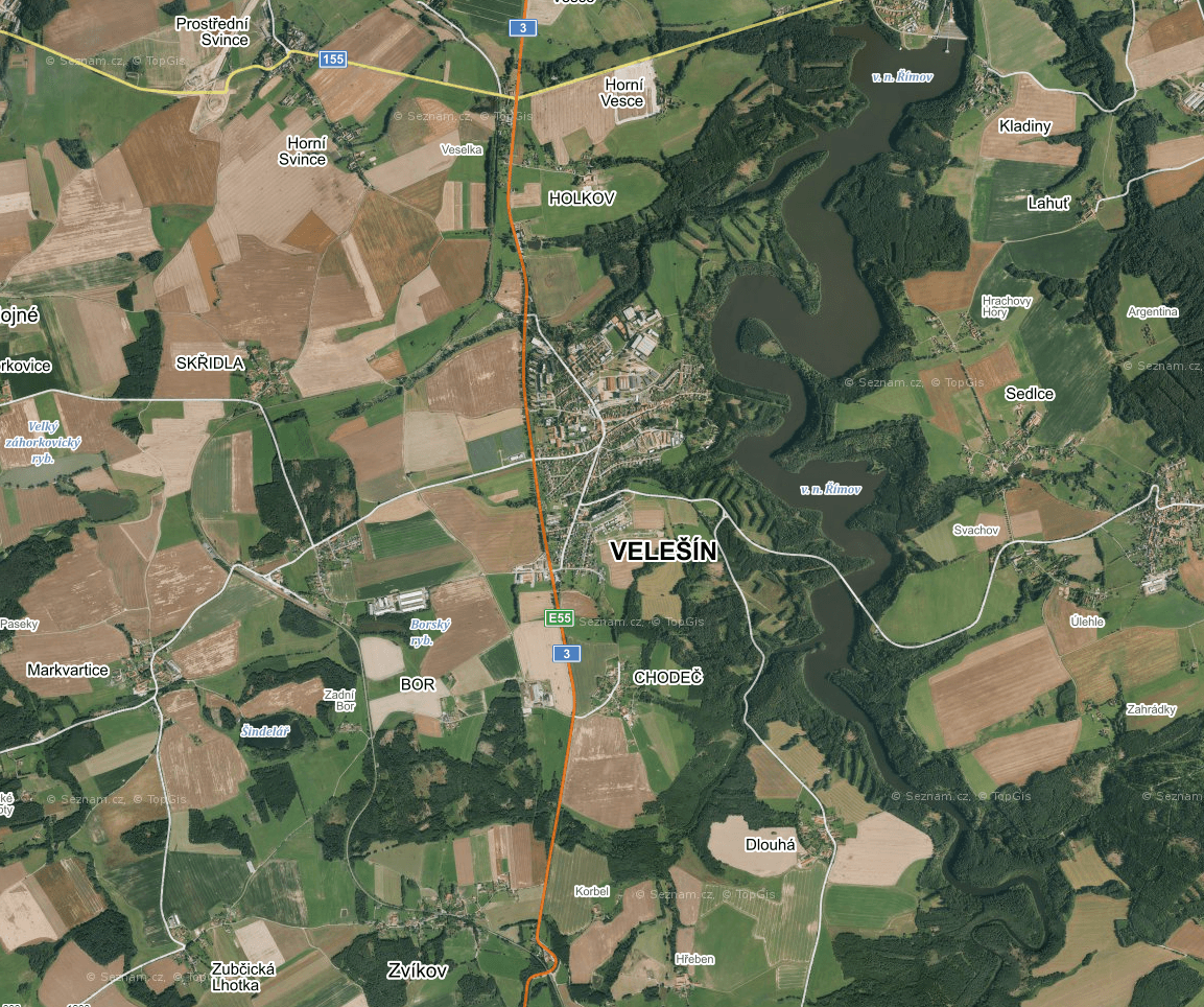 Predaj pozemku 1.003 m², Velešín, Jihočeský kraj Predaj pozemku 1.003 m², Velešín, Jihočeský kraj