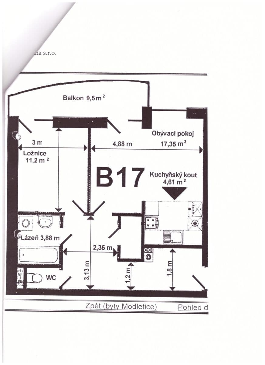Predaj bytu 2-izbový 62 m², Modletice, Středočeský kraj Predaj bytu 2-izbový 62 m², Modletice, Středočeský kraj