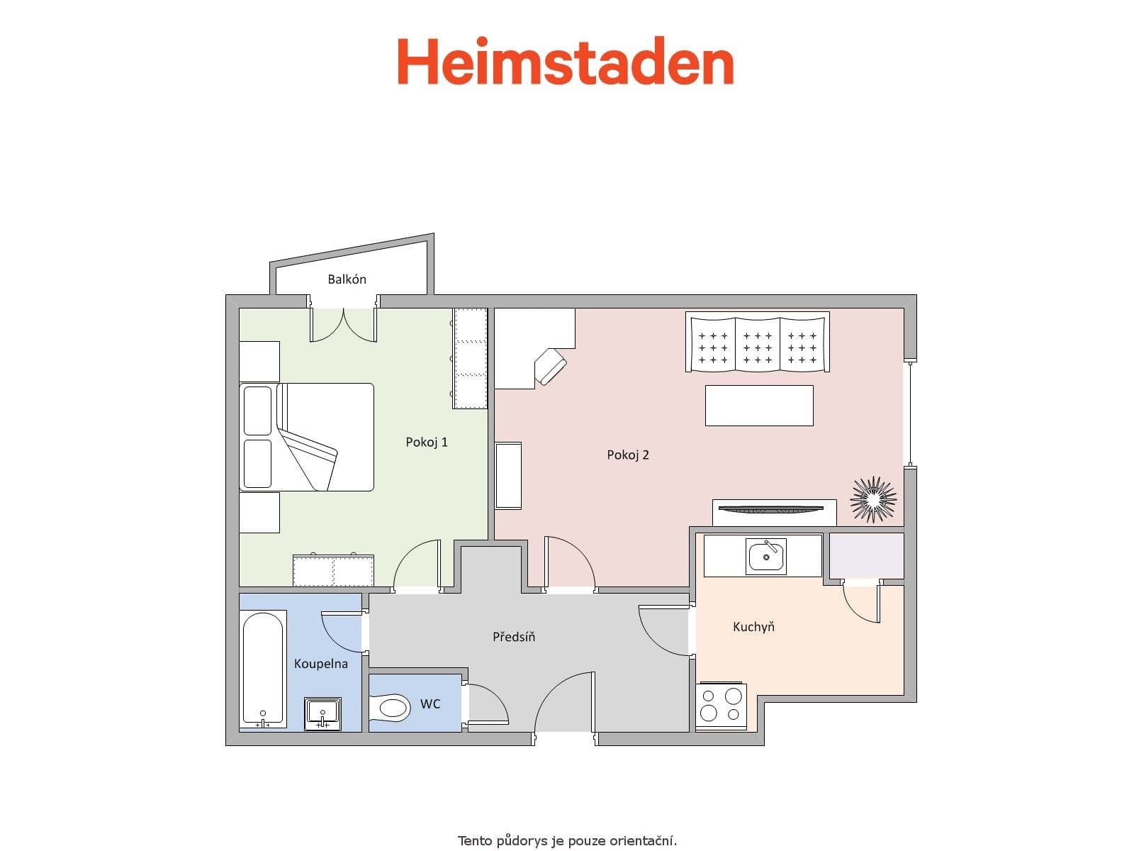 Prenájom bytu 2-izbový 48 m², Spojenců, Orlová, Moravskoslezský kraj Prenájom bytu 2-izbový 48 m², Spojenců, Orlová, Moravskoslezský kraj