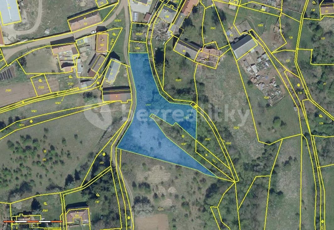 Predaj pozemku 3.085 m², Tuchořice, Ústecký kraj