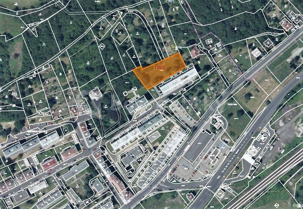 Predaj pozemku 1.318 m², Ústí nad Labem, Ústecký kraj