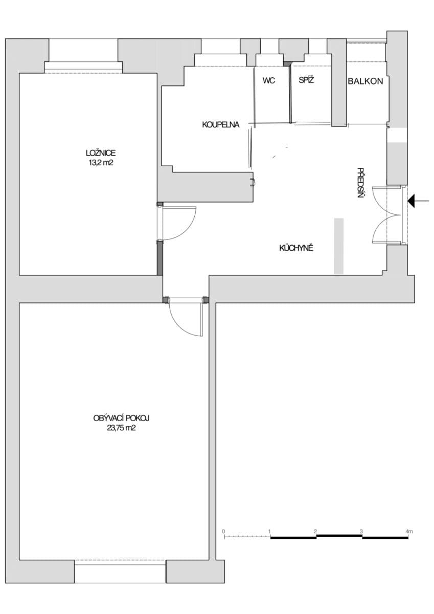 Prenájom bytu 2-izbový 58 m², Pod Sokolovnou, Praha, Praha Prenájom bytu 2-izbový 58 m², Pod Sokolovnou, Praha, Praha