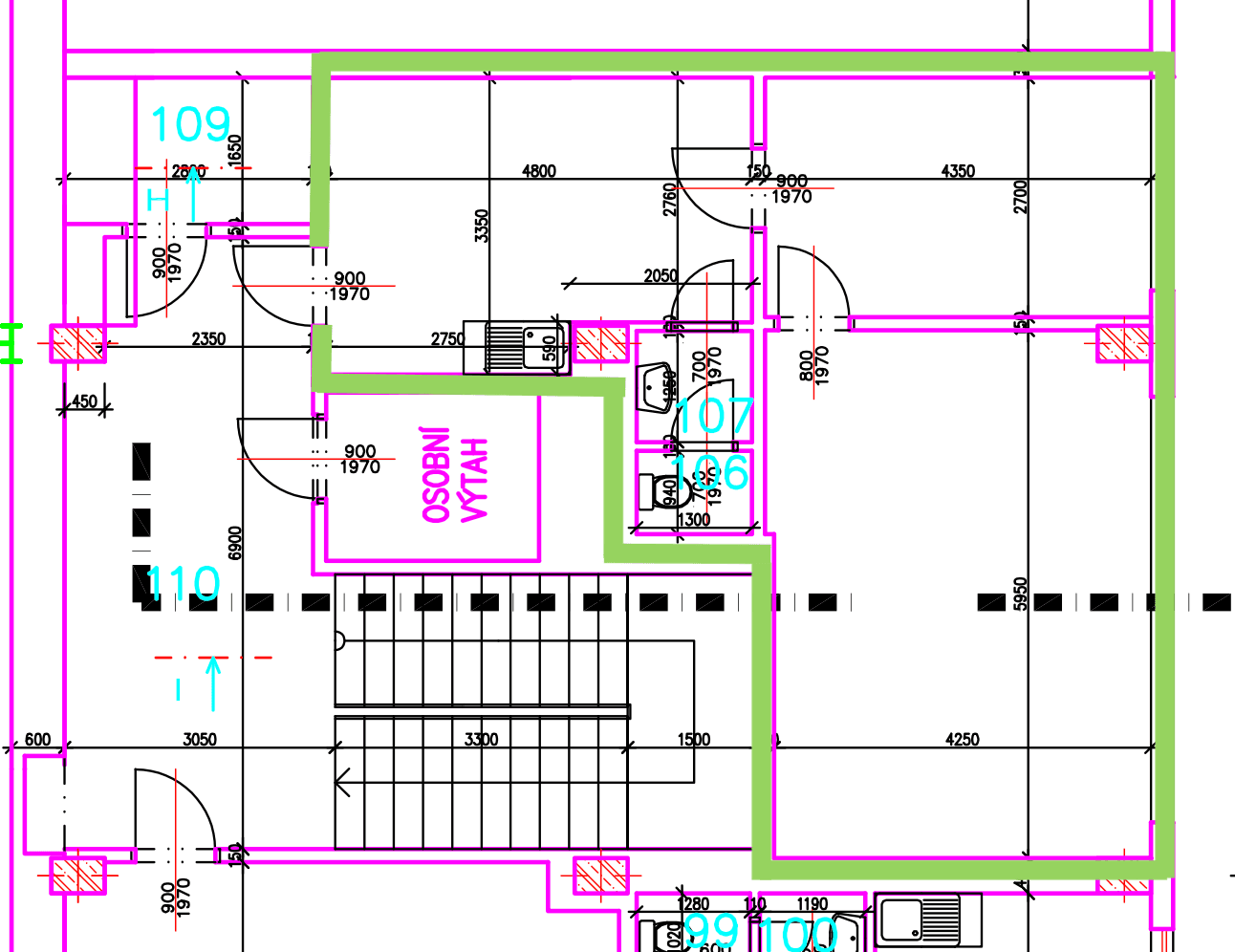 Prenájom kancelárie 55 m², Na Harfě, Praha, Praha Prenájom kancelárie 55 m², Na Harfě, Praha, Praha