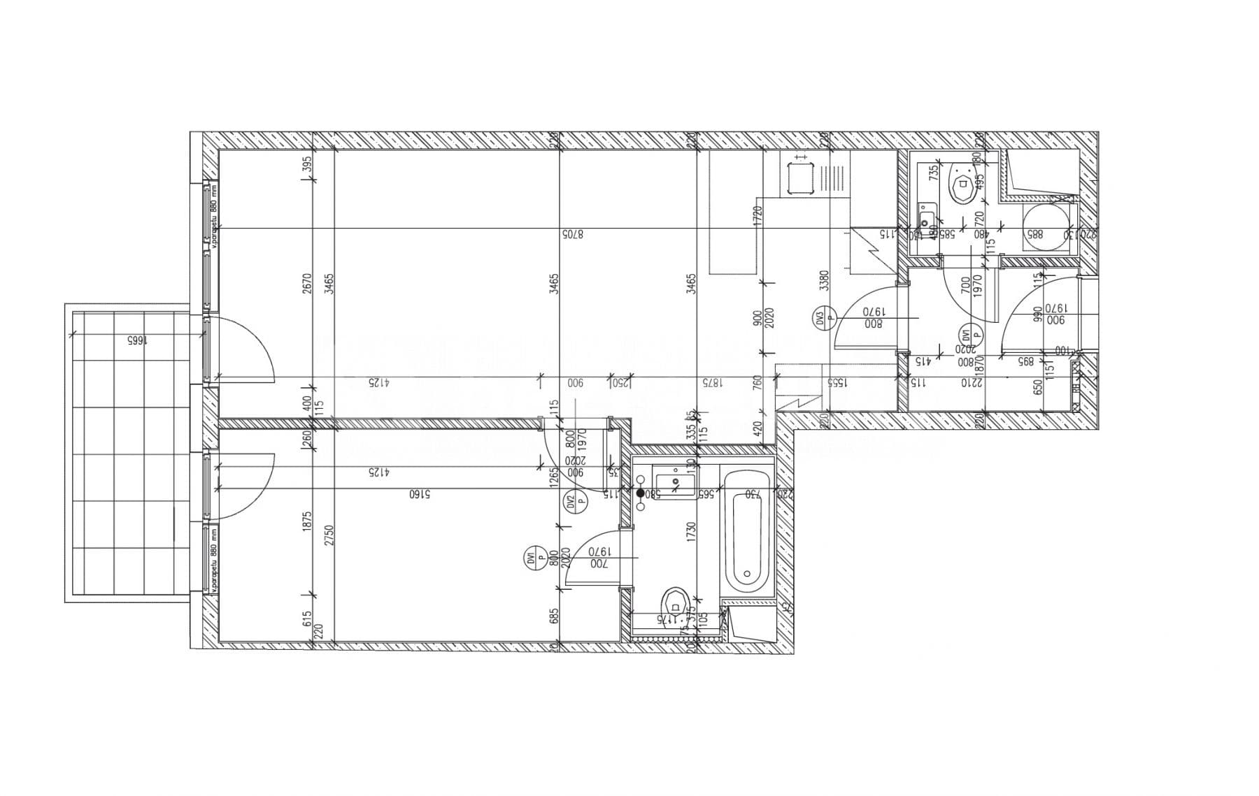 Prenájom bytu 2-izbový 63 m², Zvěřinova, Praha, Praha Prenájom bytu 2-izbový 63 m², Zvěřinova, Praha, Praha