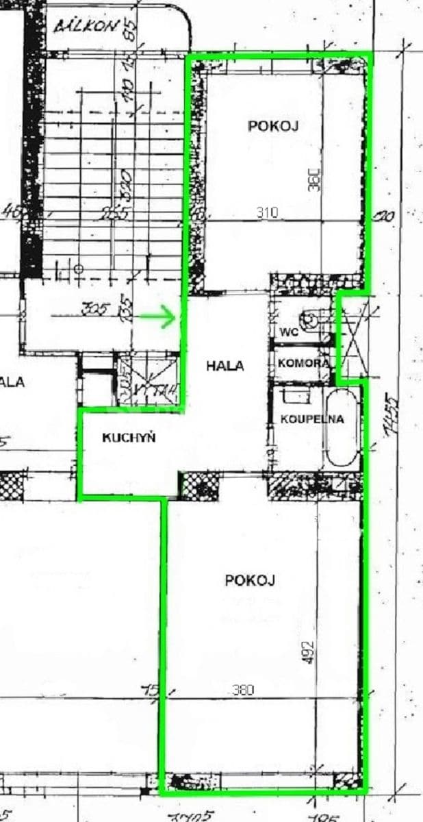 Prenájom bytu 2-izbový 48 m², Ondříčkova, Praha, Praha Prenájom bytu 2-izbový 48 m², Ondříčkova, Praha, Praha