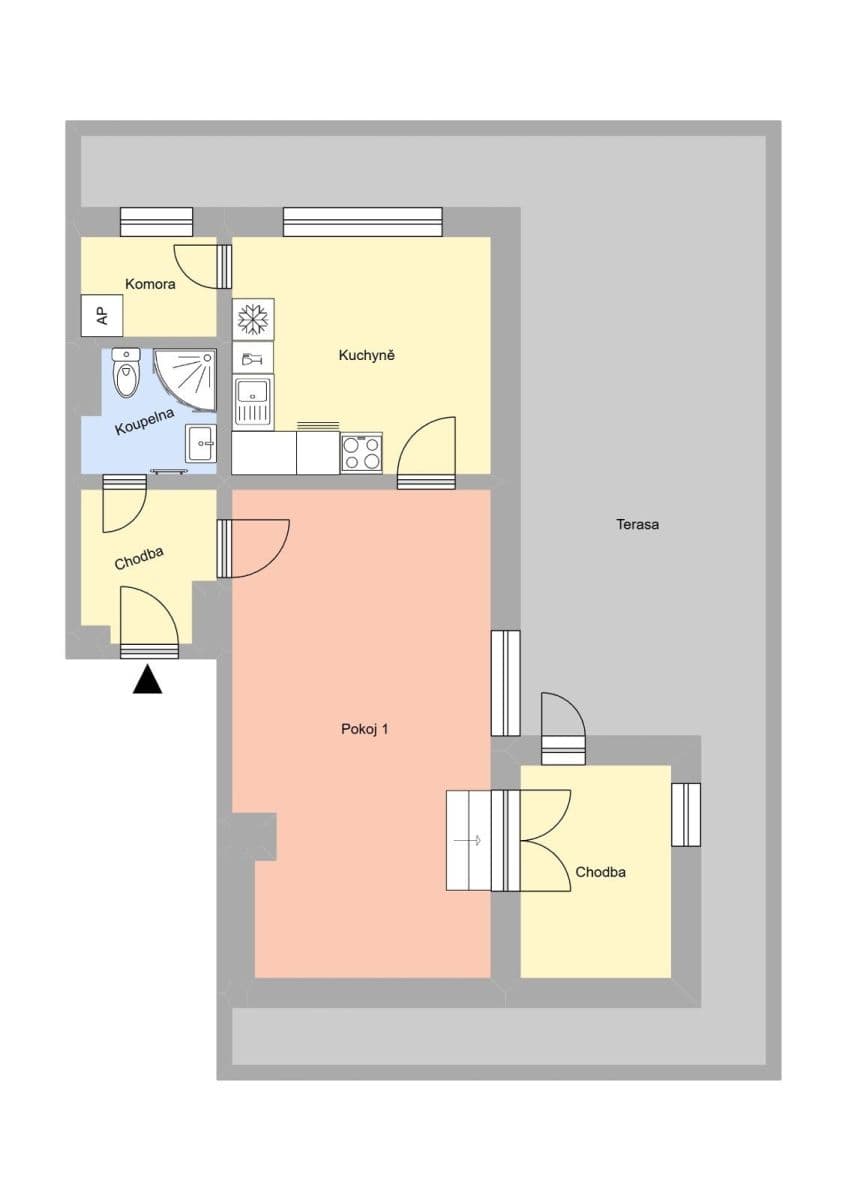 Prenájom bytu 1-izbový 74 m², Majakovského, Havířov, Moravskoslezský kraj Prenájom bytu 1-izbový 74 m², Majakovského, Havířov, Moravskoslezský kraj