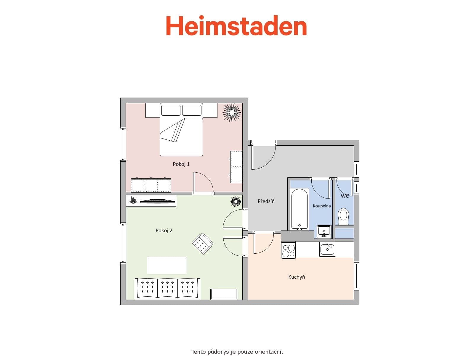 Prenájom bytu 2-izbový 54 m², Dvořákova, Havířov, Moravskoslezský kraj Prenájom bytu 2-izbový 54 m², Dvořákova, Havířov, Moravskoslezský kraj