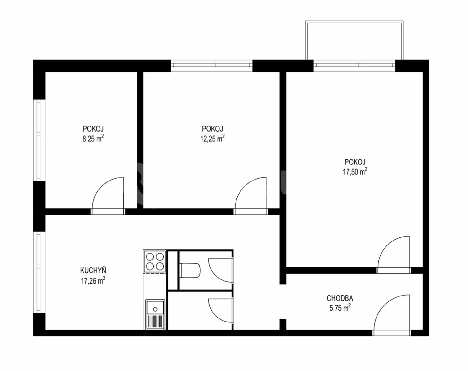 Prenájom bytu 3-izbový 63 m², Družstevní, Hlinsko, Pardubický kraj Prenájom bytu 3-izbový 63 m², Družstevní, Hlinsko, Pardubický kraj