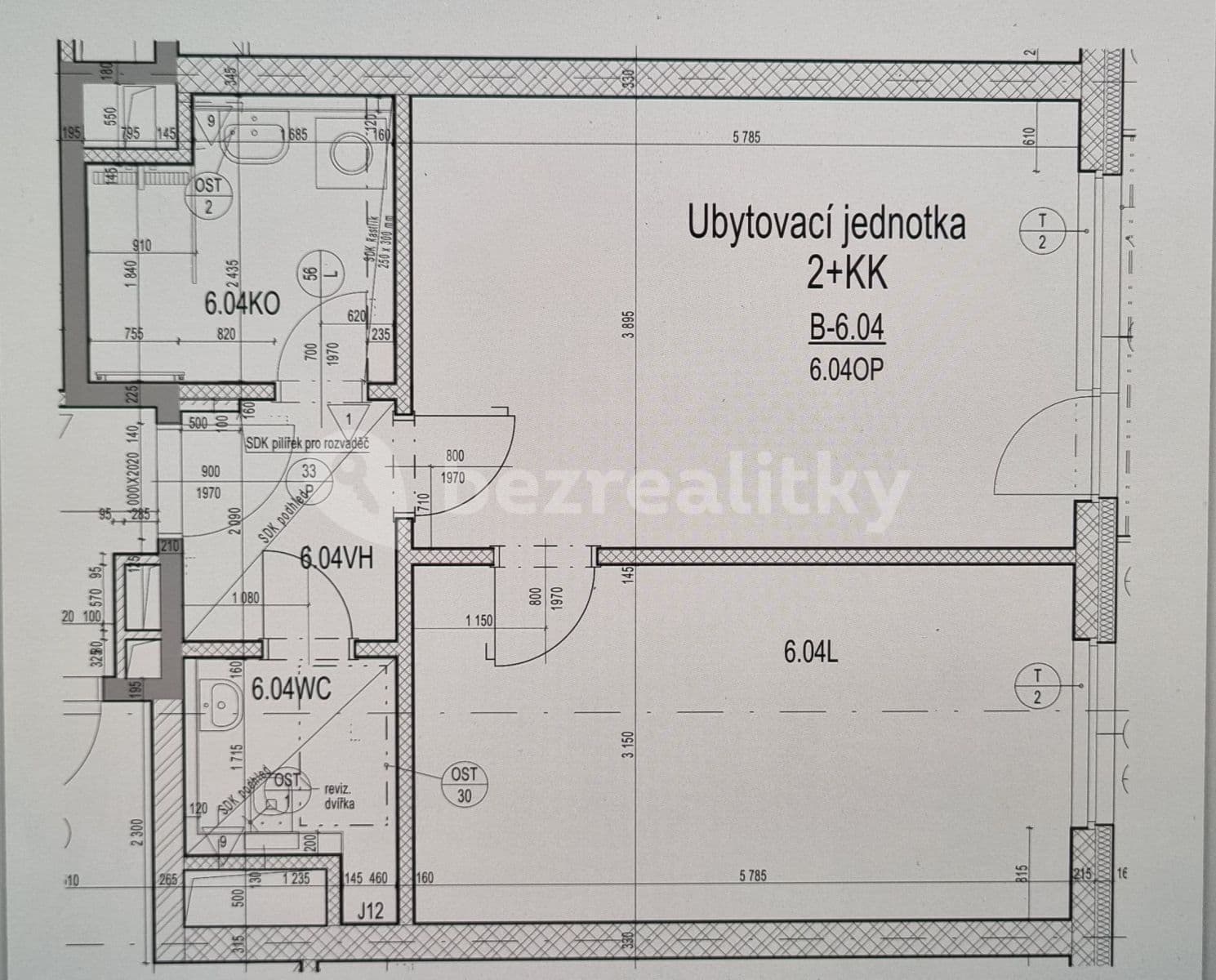 Prenájom bytu 2-izbový 63 m², Čerpadlová, Praha, Praha