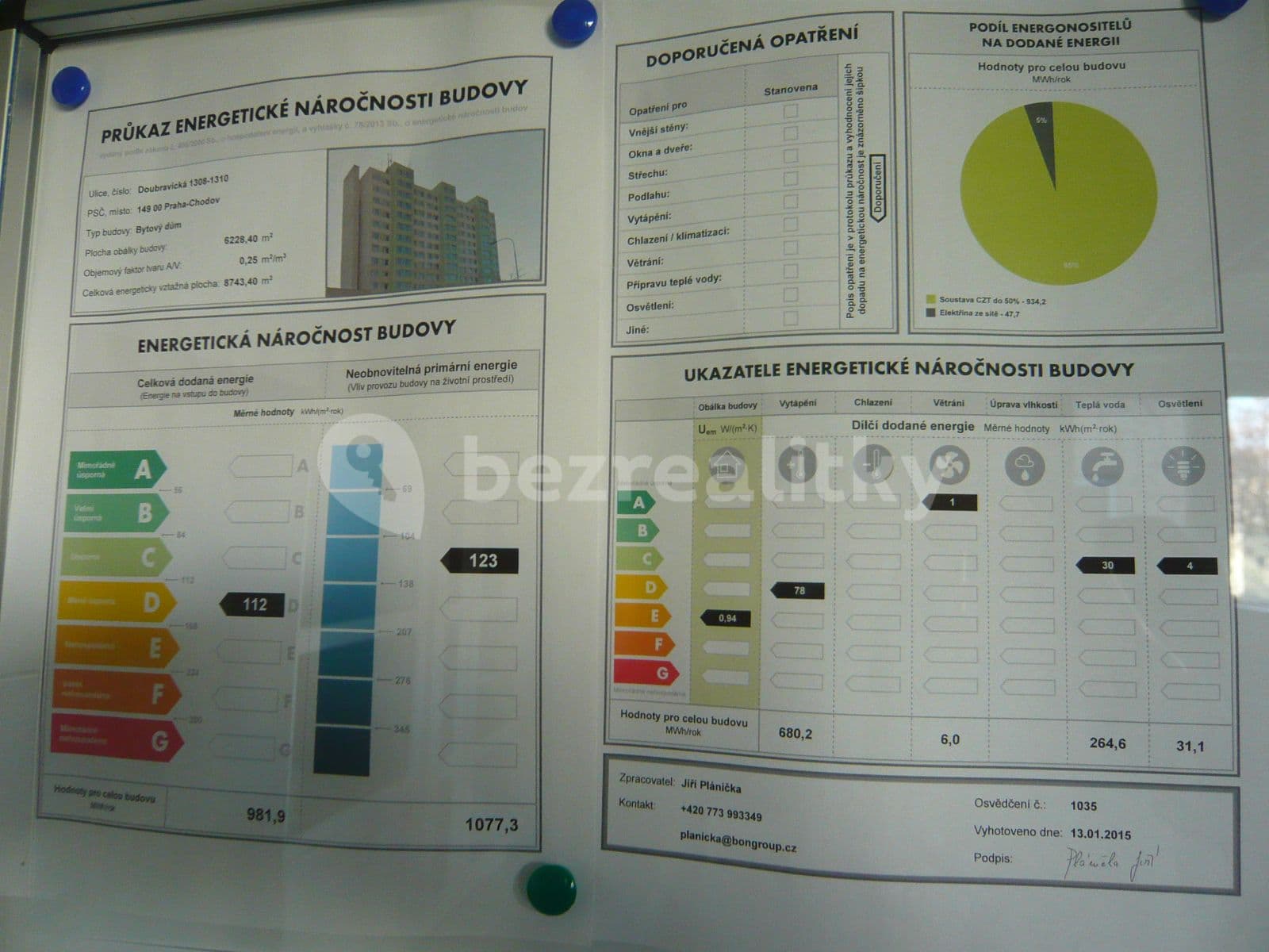 Prenájom bytu 2-izbový 42 m², Doubravická, Praha, Praha Prenájom bytu 2-izbový 42 m², Doubravická, Praha, Praha