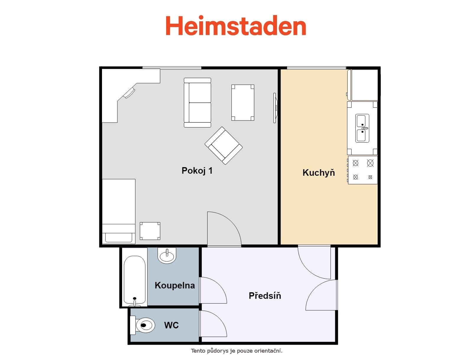 Prenájom bytu 1-izbový 37 m², Alšova, Ostrava, Moravskoslezský kraj Prenájom bytu 1-izbový 37 m², Alšova, Ostrava, Moravskoslezský kraj