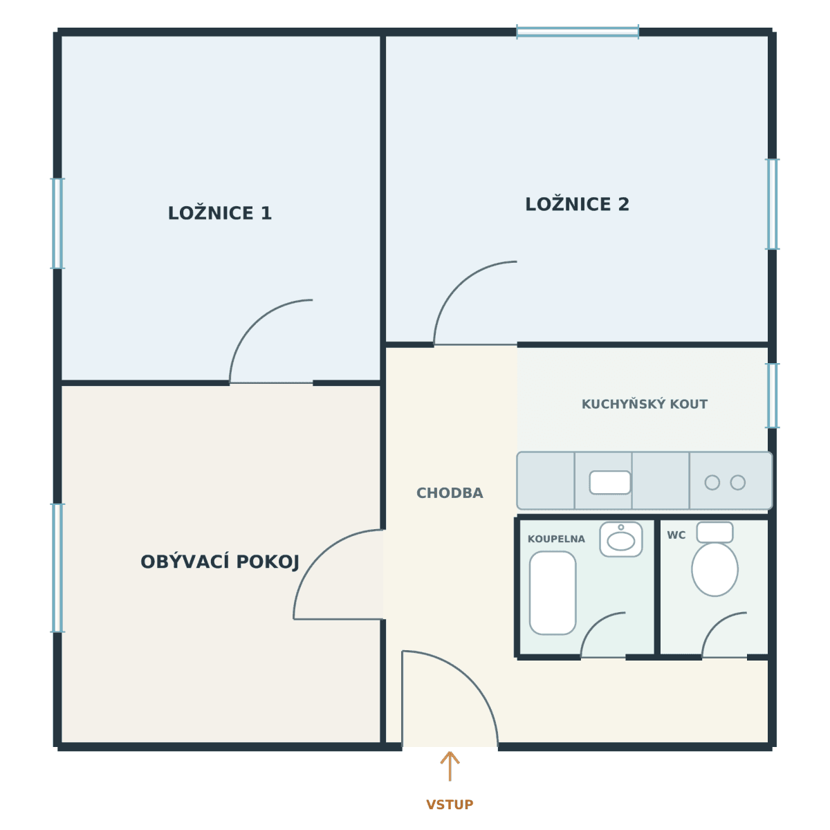Predaj bytu 3-izbový 70 m², Jana Žižky, Jince, Středočeský kraj Predaj bytu 3-izbový 70 m², Jana Žižky, Jince, Středočeský kraj