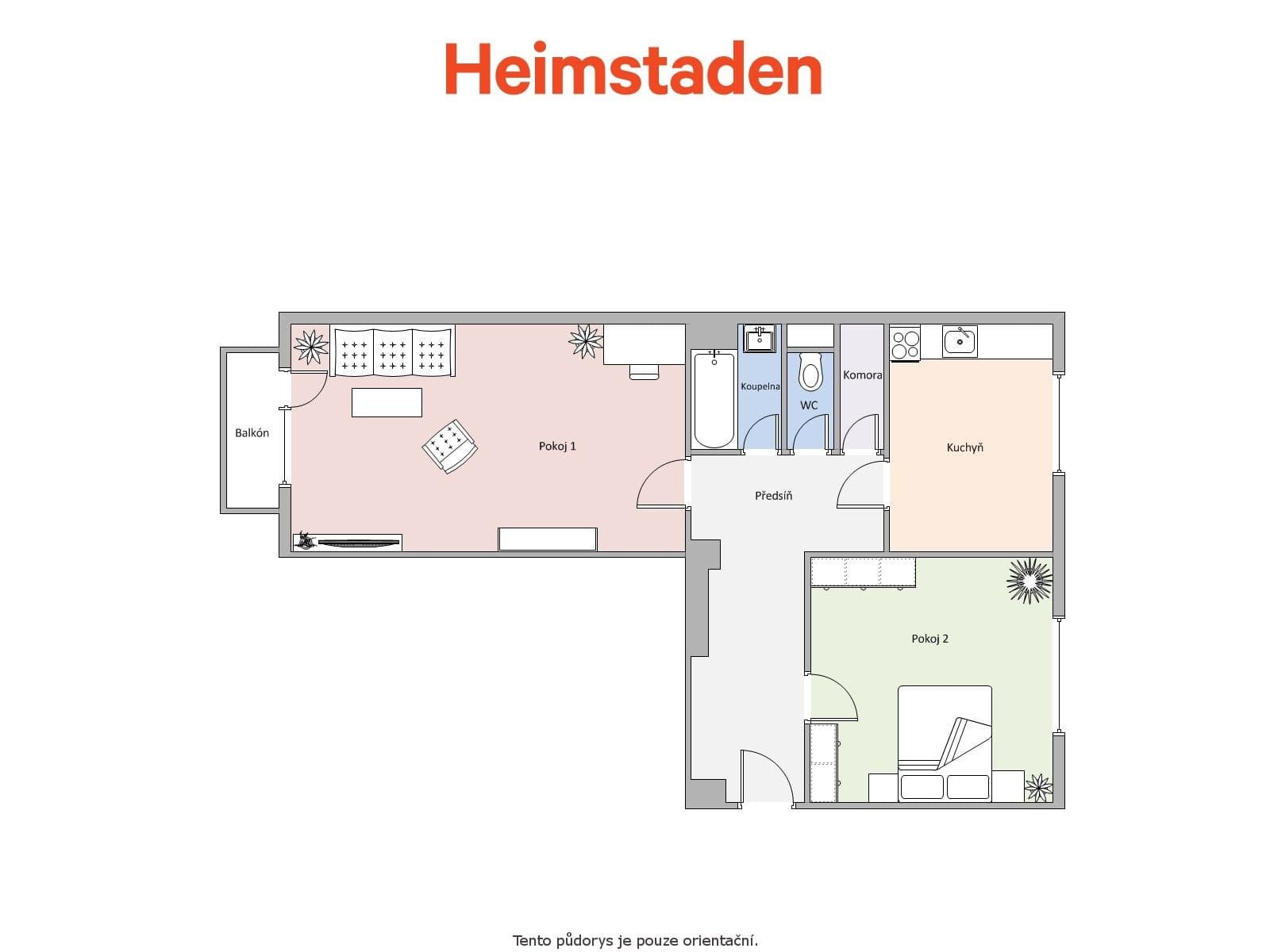 Prenájom bytu 2-izbový 56 m², Na Nábřeží, Havířov, Moravskoslezský kraj Prenájom bytu 2-izbový 56 m², Na Nábřeží, Havířov, Moravskoslezský kraj