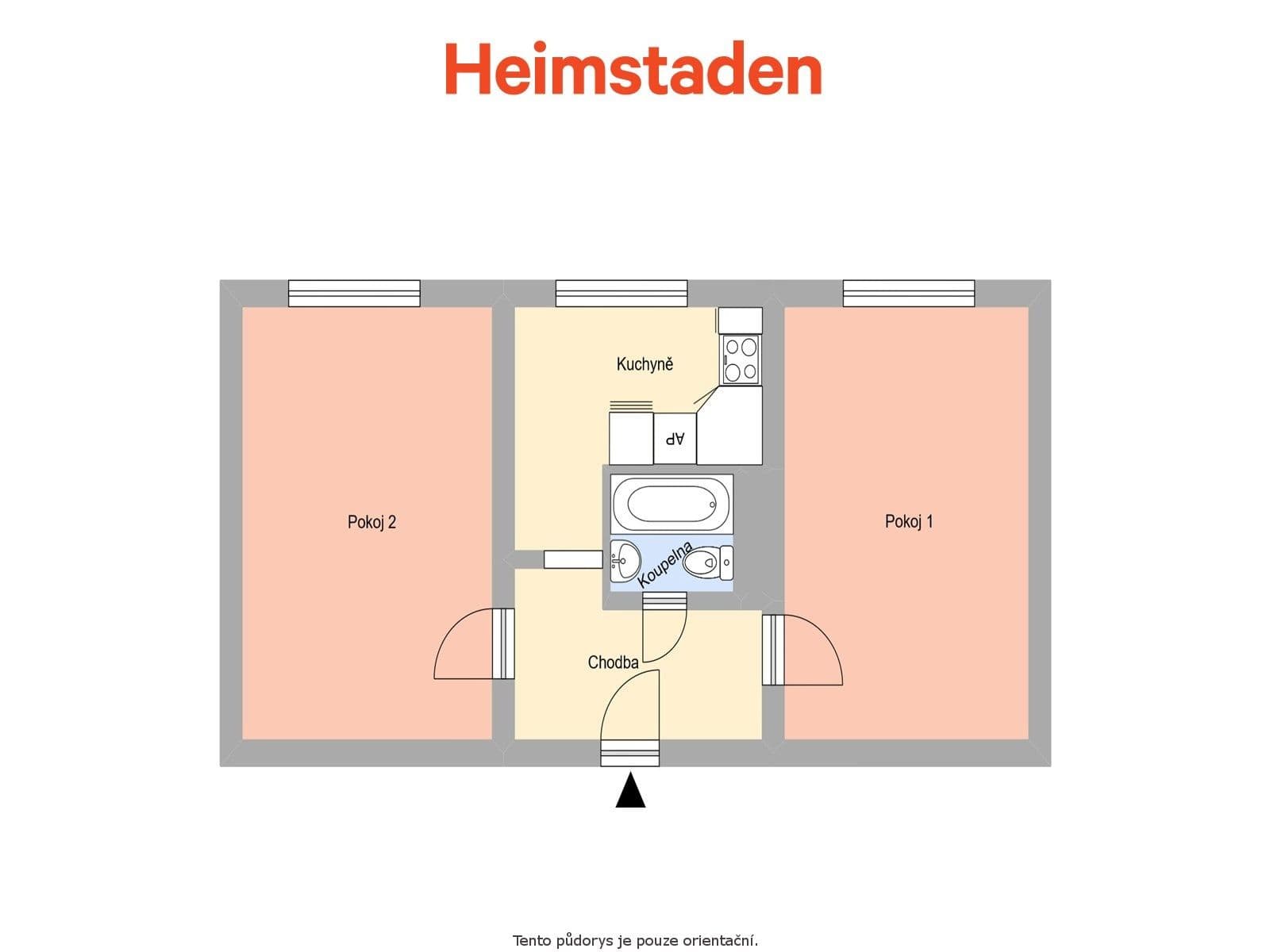Prenájom bytu 2-izbový 49 m², Karla Tomana, Ostrava, Moravskoslezský kraj Prenájom bytu 2-izbový 49 m², Karla Tomana, Ostrava, Moravskoslezský kraj