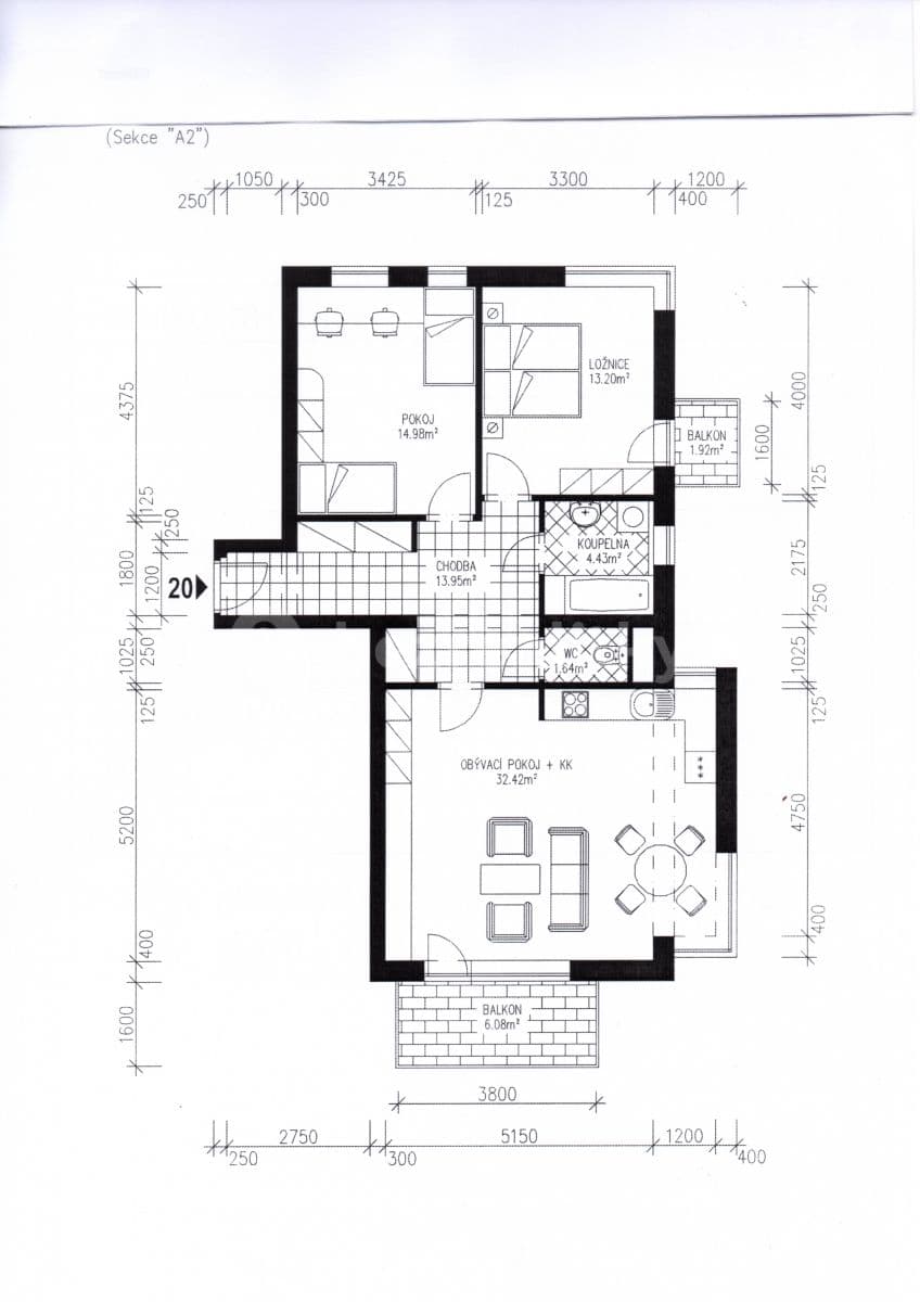 Prenájom bytu 3-izbový 88 m², U Ježíška, Plzeň, Plzeňský kraj Prenájom bytu 3-izbový 88 m², U Ježíška, Plzeň, Plzeňský kraj