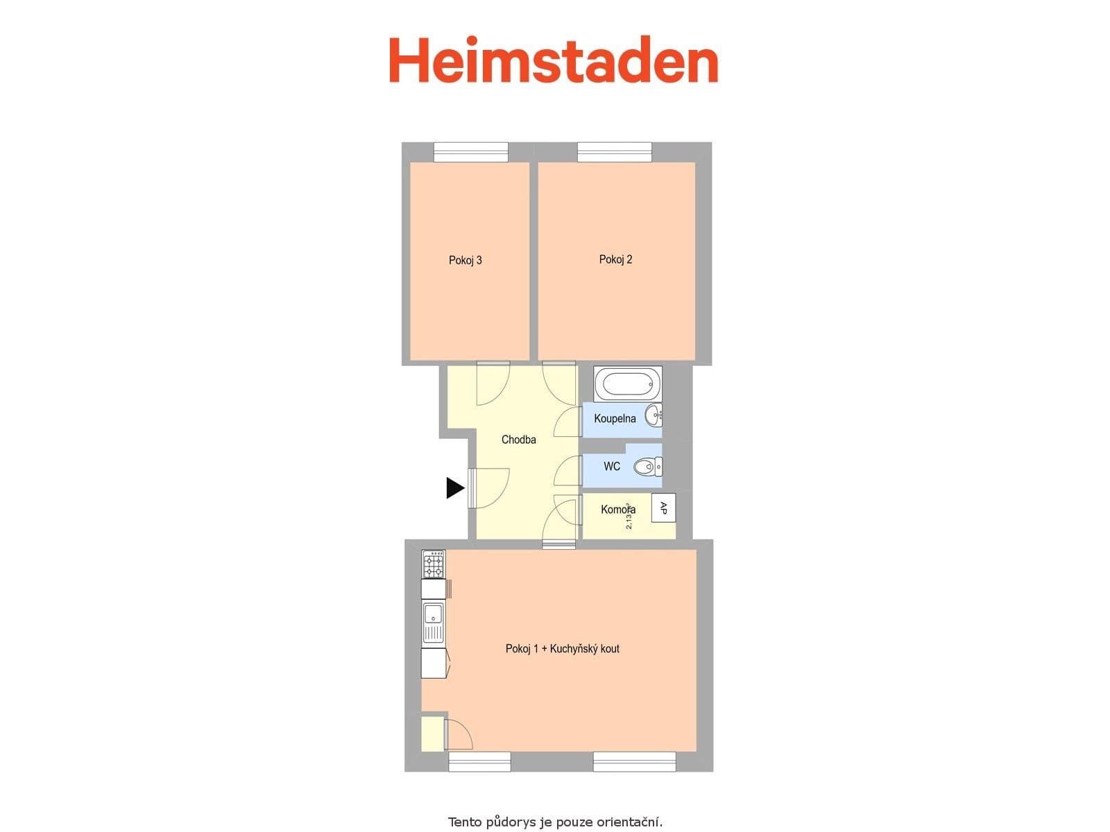 Prenájom bytu 3-izbový 78 m², Hlavní třída, Havířov, Moravskoslezský kraj Prenájom bytu 3-izbový 78 m², Hlavní třída, Havířov, Moravskoslezský kraj