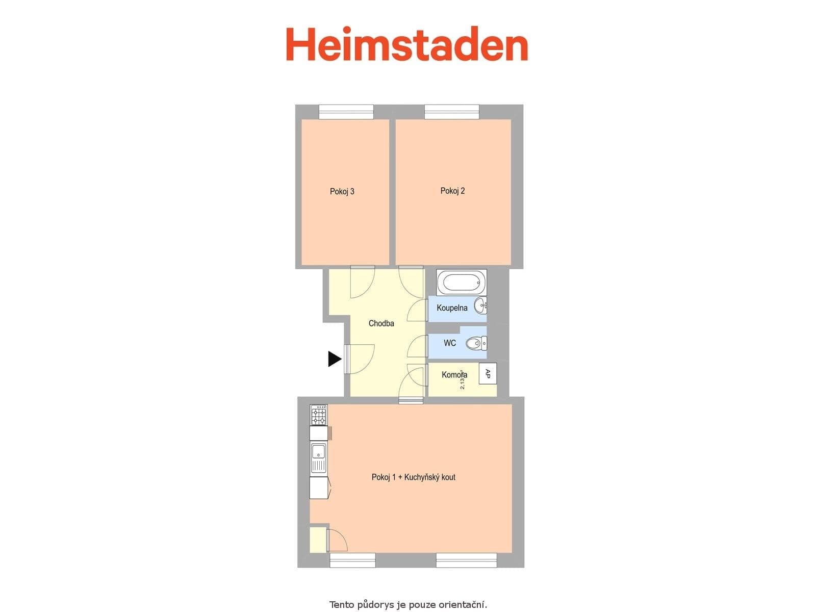 Prenájom bytu 3-izbový 78 m², Hlavní třída, Havířov, Moravskoslezský kraj Prenájom bytu 3-izbový 78 m², Hlavní třída, Havířov, Moravskoslezský kraj