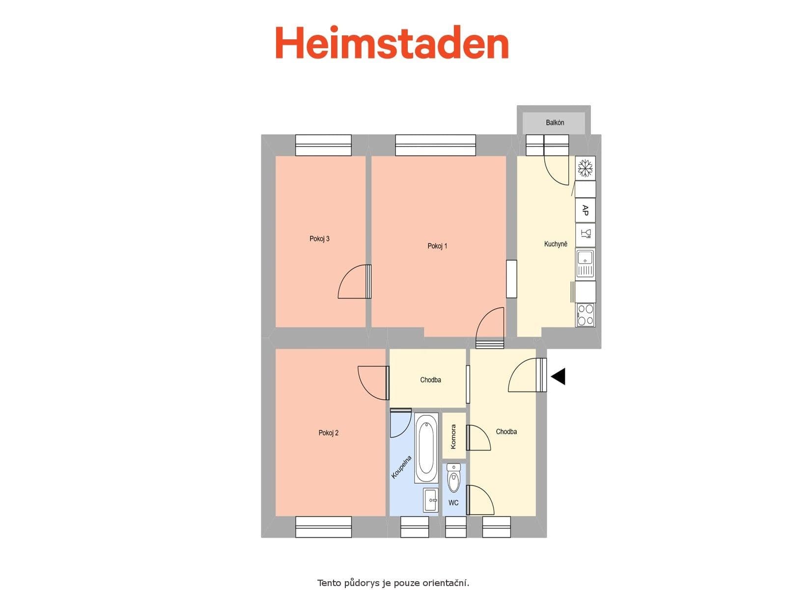 Prenájom bytu 3-izbový 70 m², Kapitána Jasioka, Havířov, Moravskoslezský kraj Prenájom bytu 3-izbový 70 m², Kapitána Jasioka, Havířov, Moravskoslezský kraj