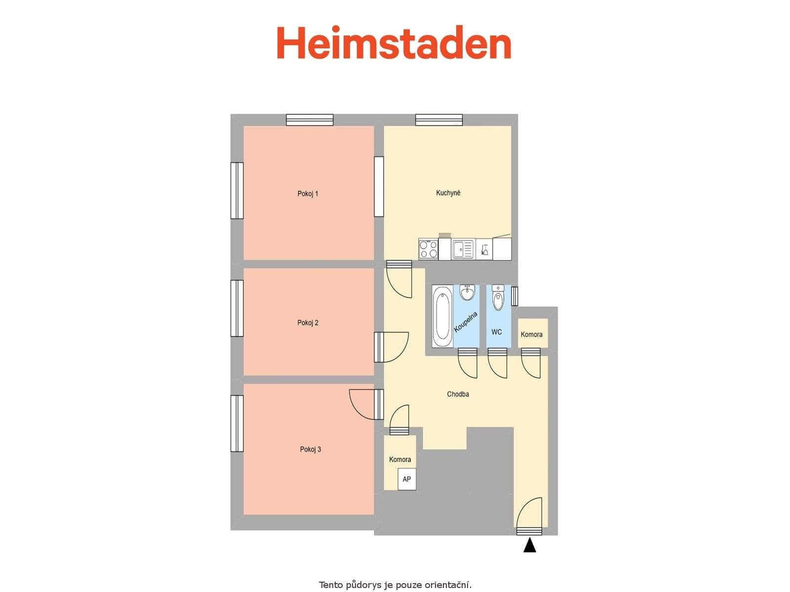 Prenájom bytu 3-izbový 82 m², Hlavní třída, Havířov, Moravskoslezský kraj Prenájom bytu 3-izbový 82 m², Hlavní třída, Havířov, Moravskoslezský kraj