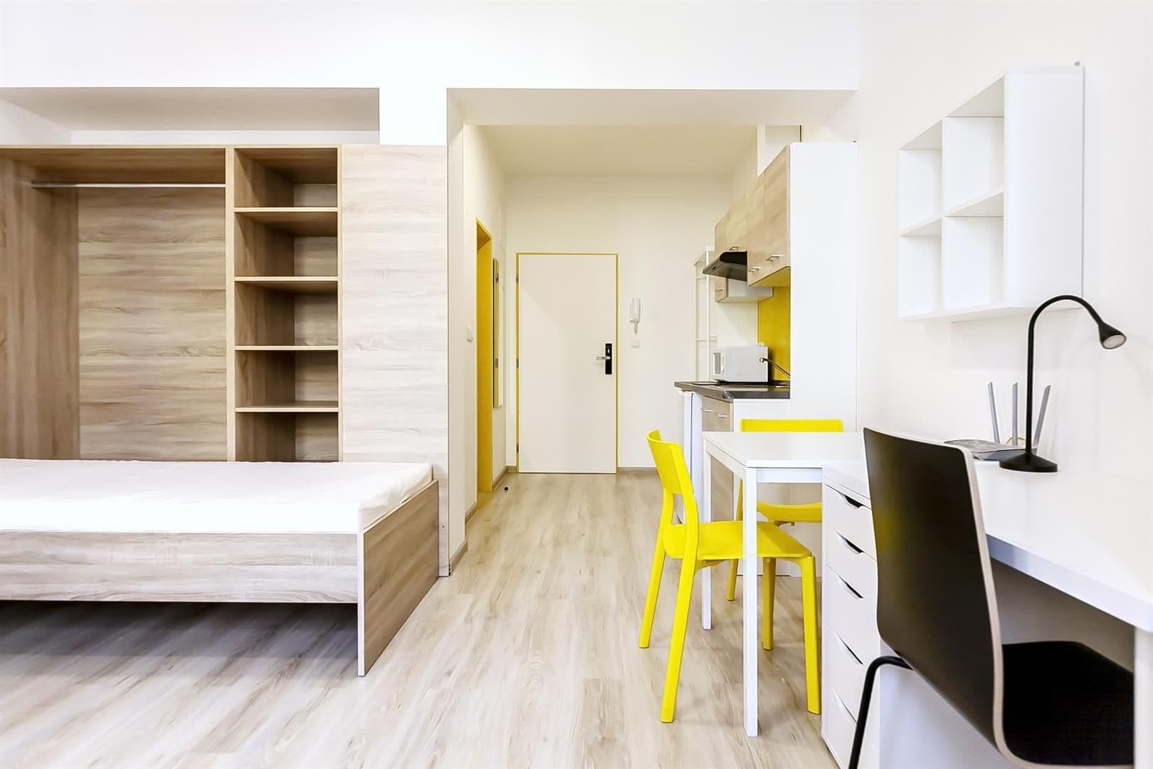 Prenájom bytu 1-izbový 25 m², Hybešova, Brno, Jihomoravský kraj Prenájom bytu 1-izbový 25 m², Hybešova, Brno, Jihomoravský kraj