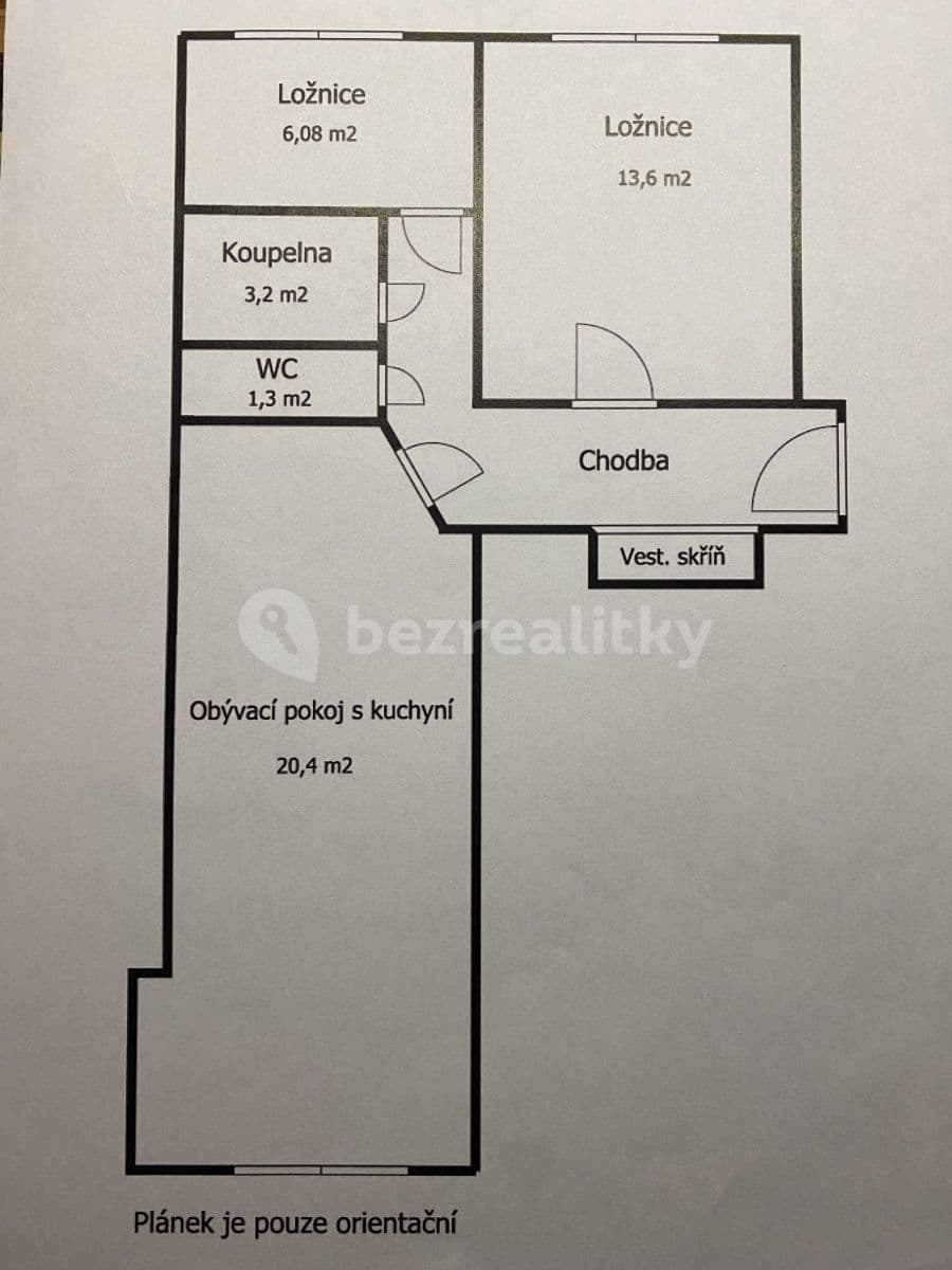 Prenájom bytu 3-izbový 57 m², Vrchlického, Kladno, Středočeský kraj Prenájom bytu 3-izbový 57 m², Vrchlického, Kladno, Středočeský kraj