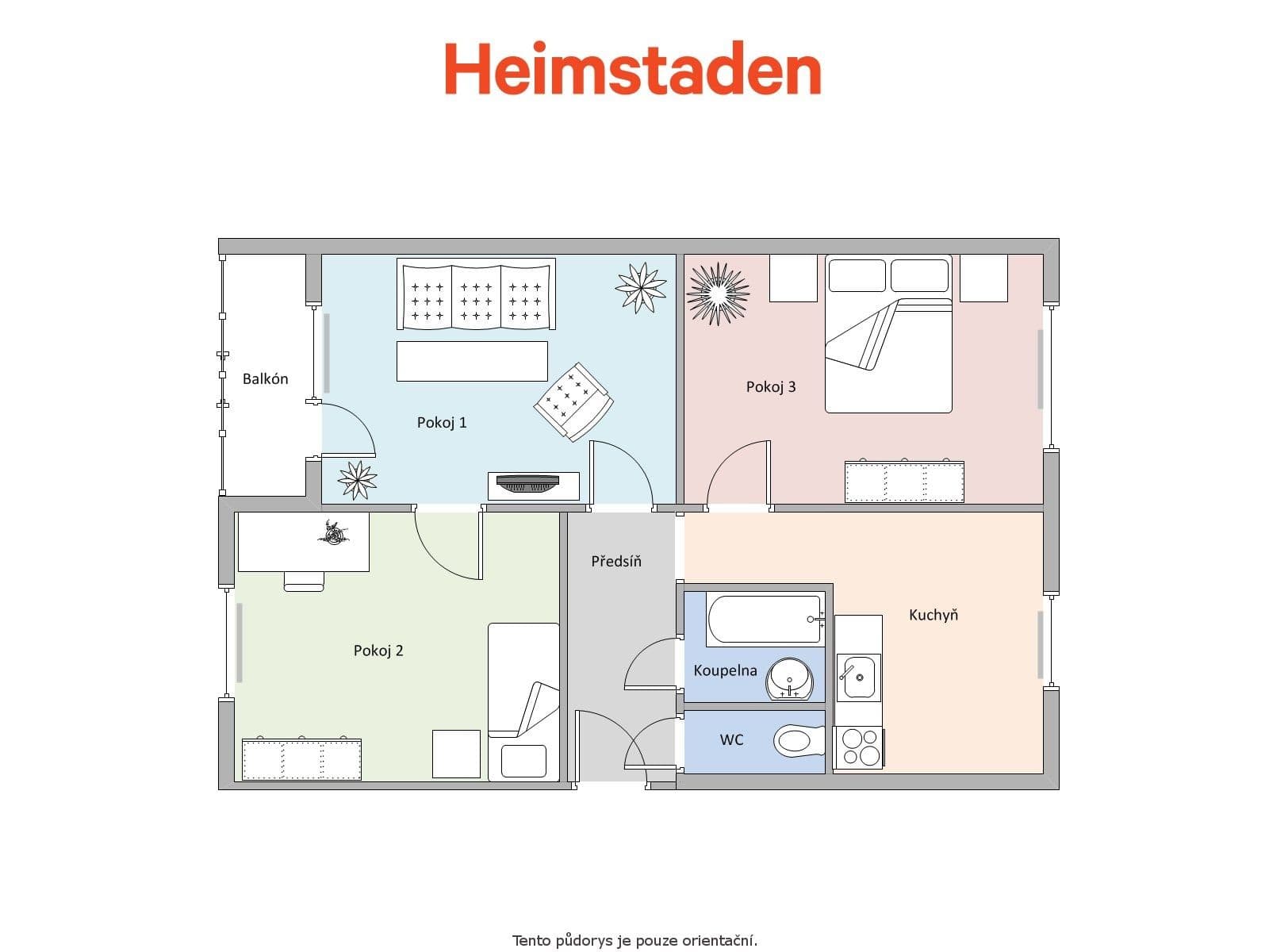 Prenájom bytu 3-izbový 70 m², Janského, Karviná, Moravskoslezský kraj Prenájom bytu 3-izbový 70 m², Janského, Karviná, Moravskoslezský kraj