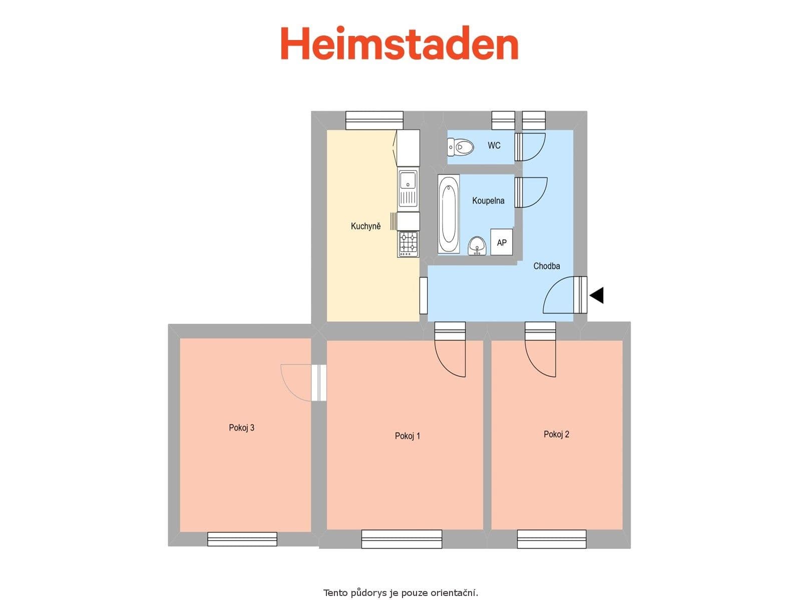 Prenájom bytu 3-izbový 69 m², Hlavní třída, Havířov, Moravskoslezský kraj Prenájom bytu 3-izbový 69 m², Hlavní třída, Havířov, Moravskoslezský kraj