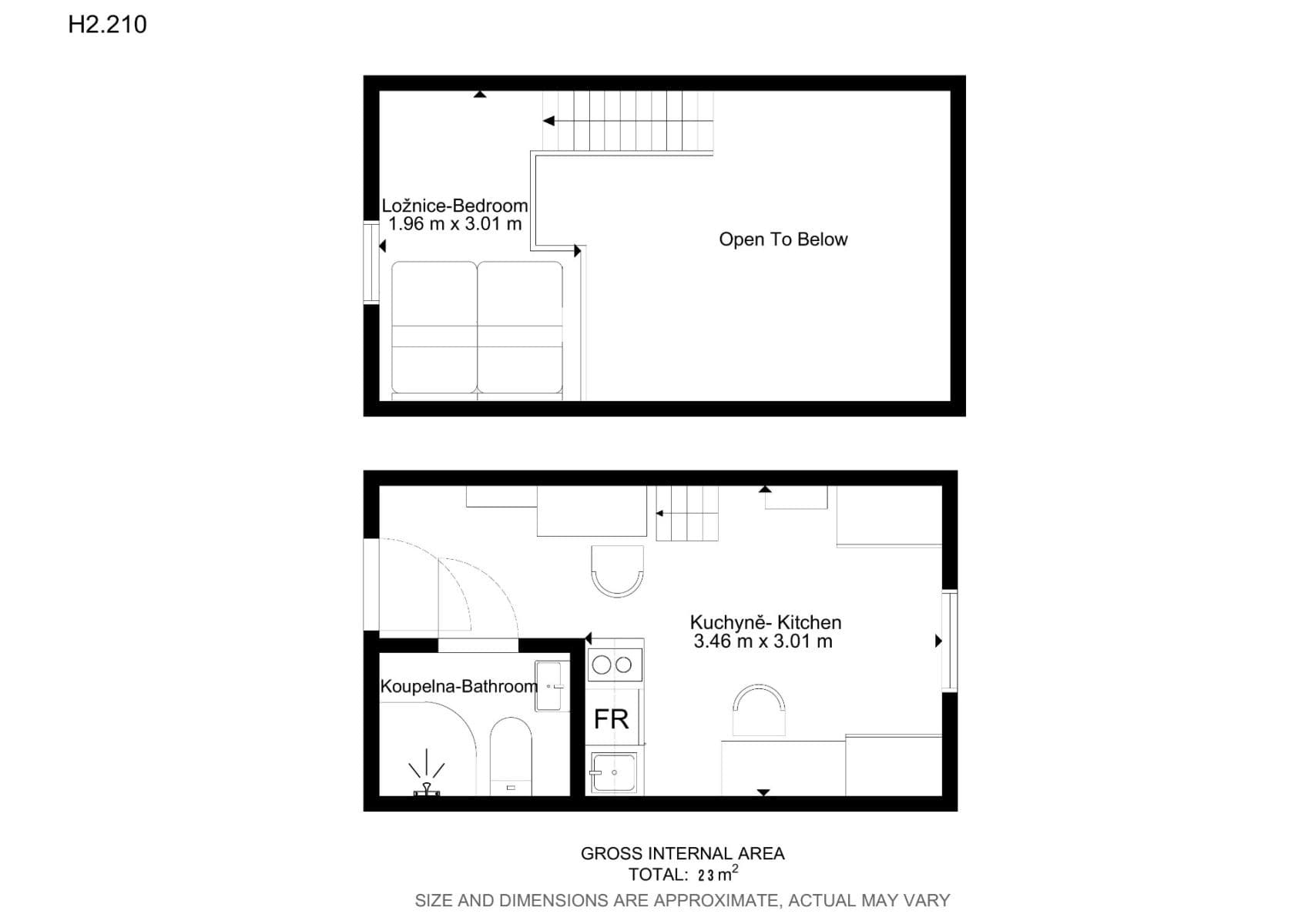 Prenájom bytu 1-izbový 23 m², Hybešova, Brno, Jihomoravský kraj Prenájom bytu 1-izbový 23 m², Hybešova, Brno, Jihomoravský kraj
