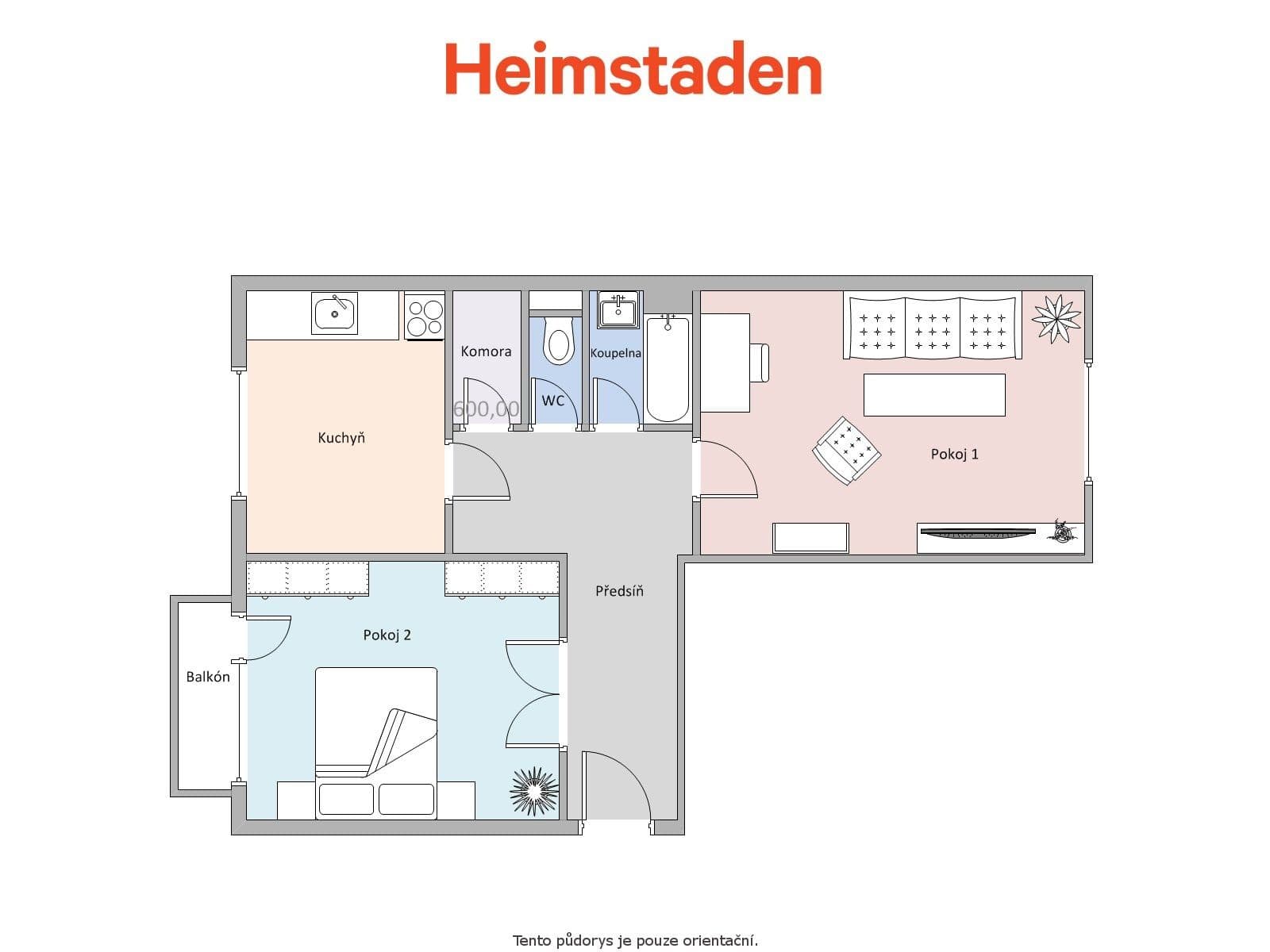 Prenájom bytu 2-izbový 56 m², Národní třída, Havířov, Moravskoslezský kraj Prenájom bytu 2-izbový 56 m², Národní třída, Havířov, Moravskoslezský kraj