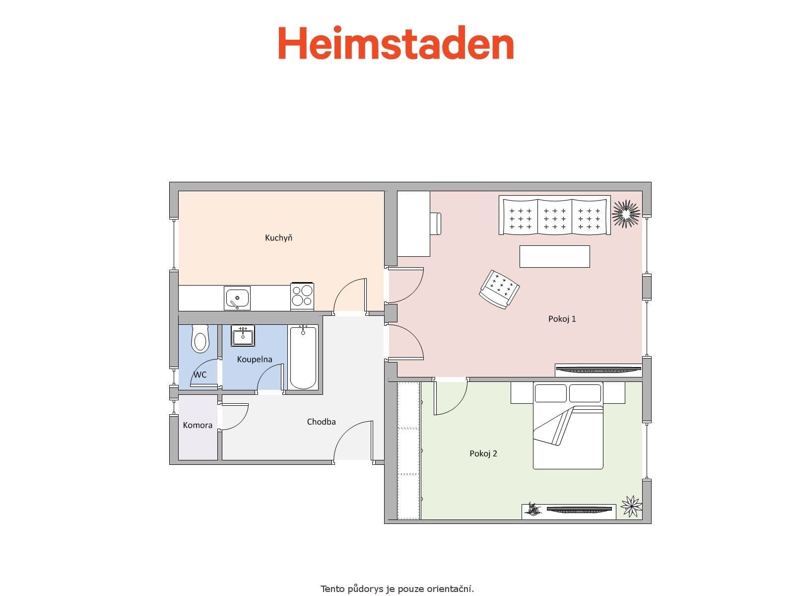 Prenájom bytu 2-izbový 55 m², Obránců míru, Havířov, Moravskoslezský kraj Prenájom bytu 2-izbový 55 m², Obránců míru, Havířov, Moravskoslezský kraj