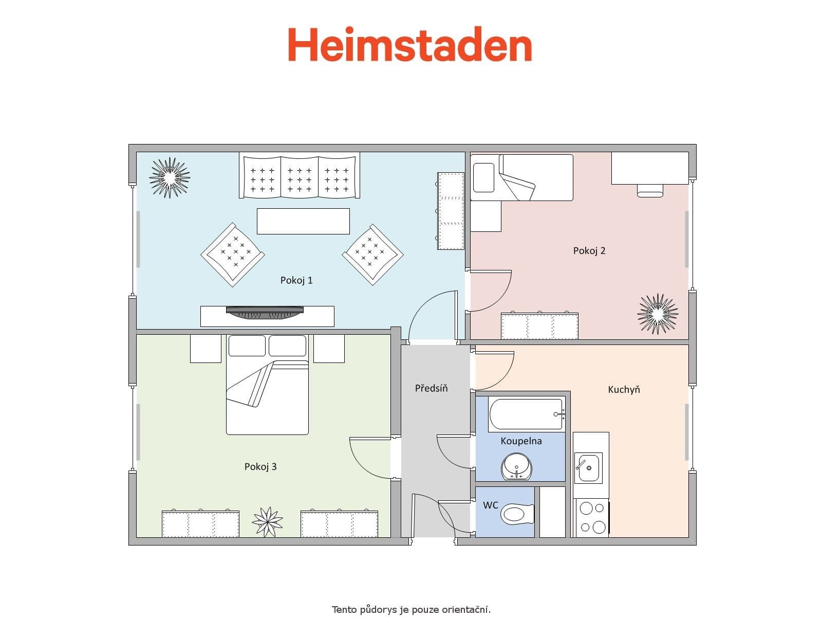 Prenájom bytu 3-izbový 69 m², Kosmonautů, Karviná, Moravskoslezský kraj Prenájom bytu 3-izbový 69 m², Kosmonautů, Karviná, Moravskoslezský kraj