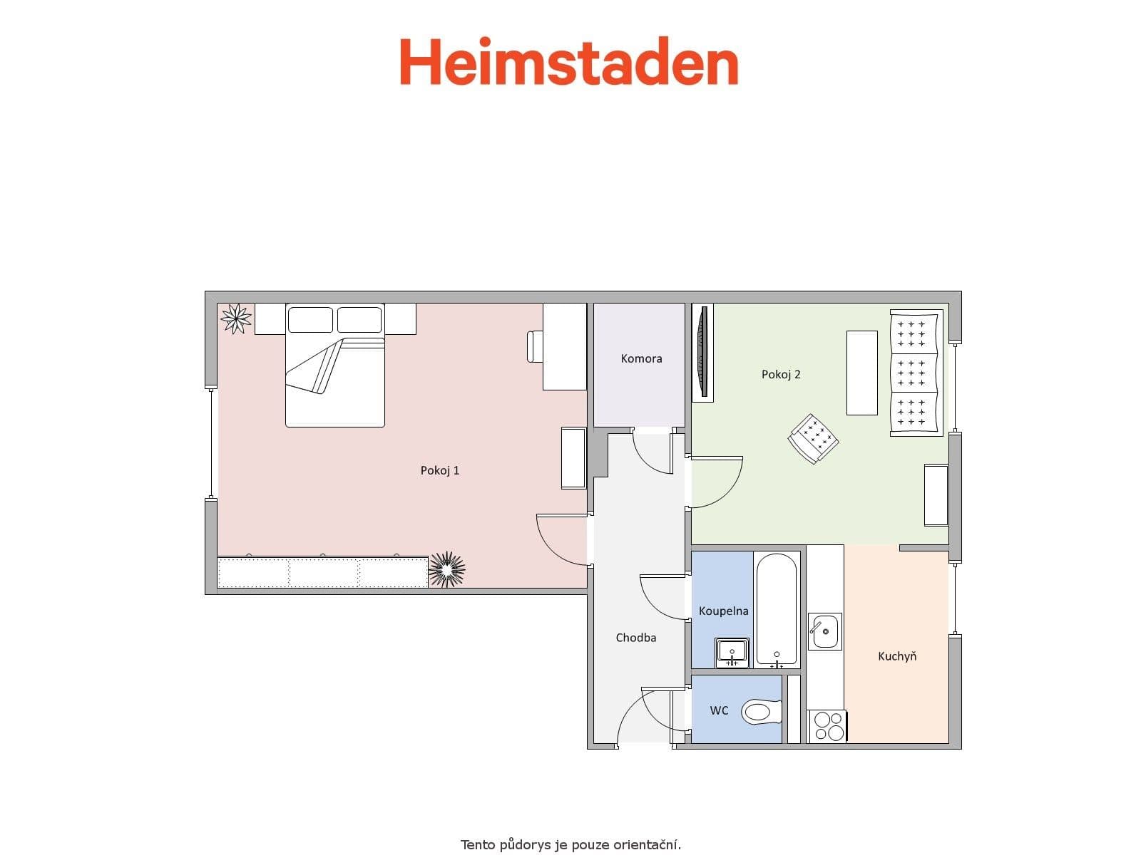 Prenájom bytu 2-izbový 45 m², Na Michalůvce, Havířov, Moravskoslezský kraj Prenájom bytu 2-izbový 45 m², Na Michalůvce, Havířov, Moravskoslezský kraj