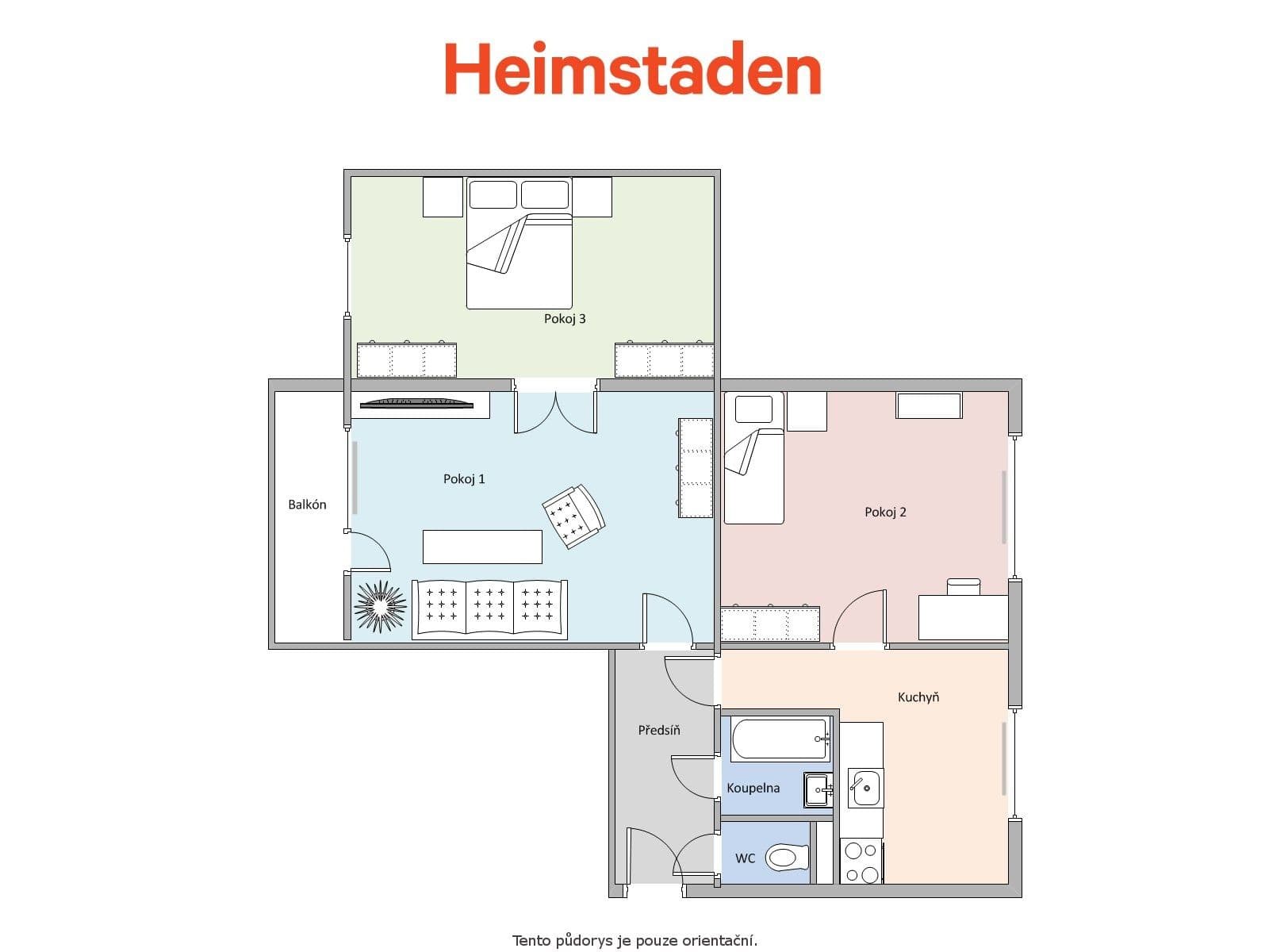 Prenájom bytu 3-izbový 72 m², tř. Osvobození, Karviná, Moravskoslezský kraj Prenájom bytu 3-izbový 72 m², tř. Osvobození, Karviná, Moravskoslezský kraj