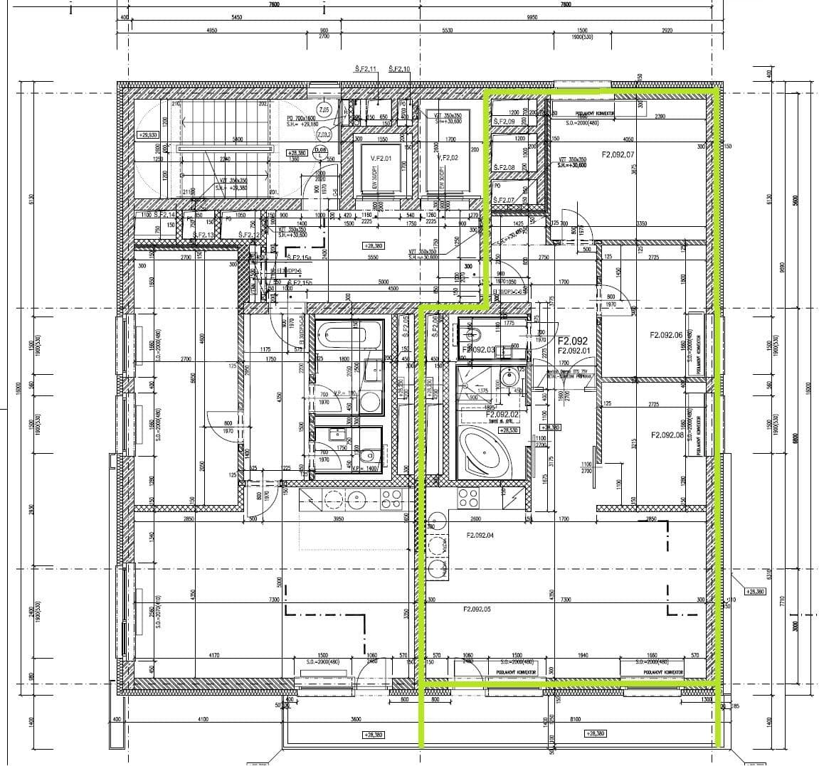 Prenájom bytu 4-izbový 90 m², U Uranie, Praha, Praha Prenájom bytu 4-izbový 90 m², U Uranie, Praha, Praha
