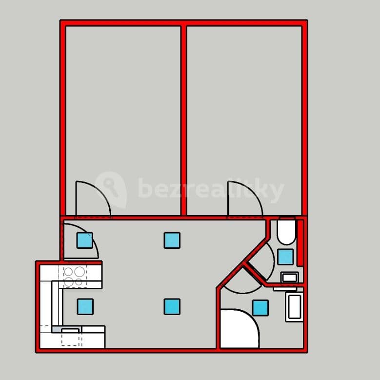 Prenájom bytu 2-izbový 53 m², Velehradská, Praha, Praha Prenájom bytu 2-izbový 53 m², Velehradská, Praha, Praha