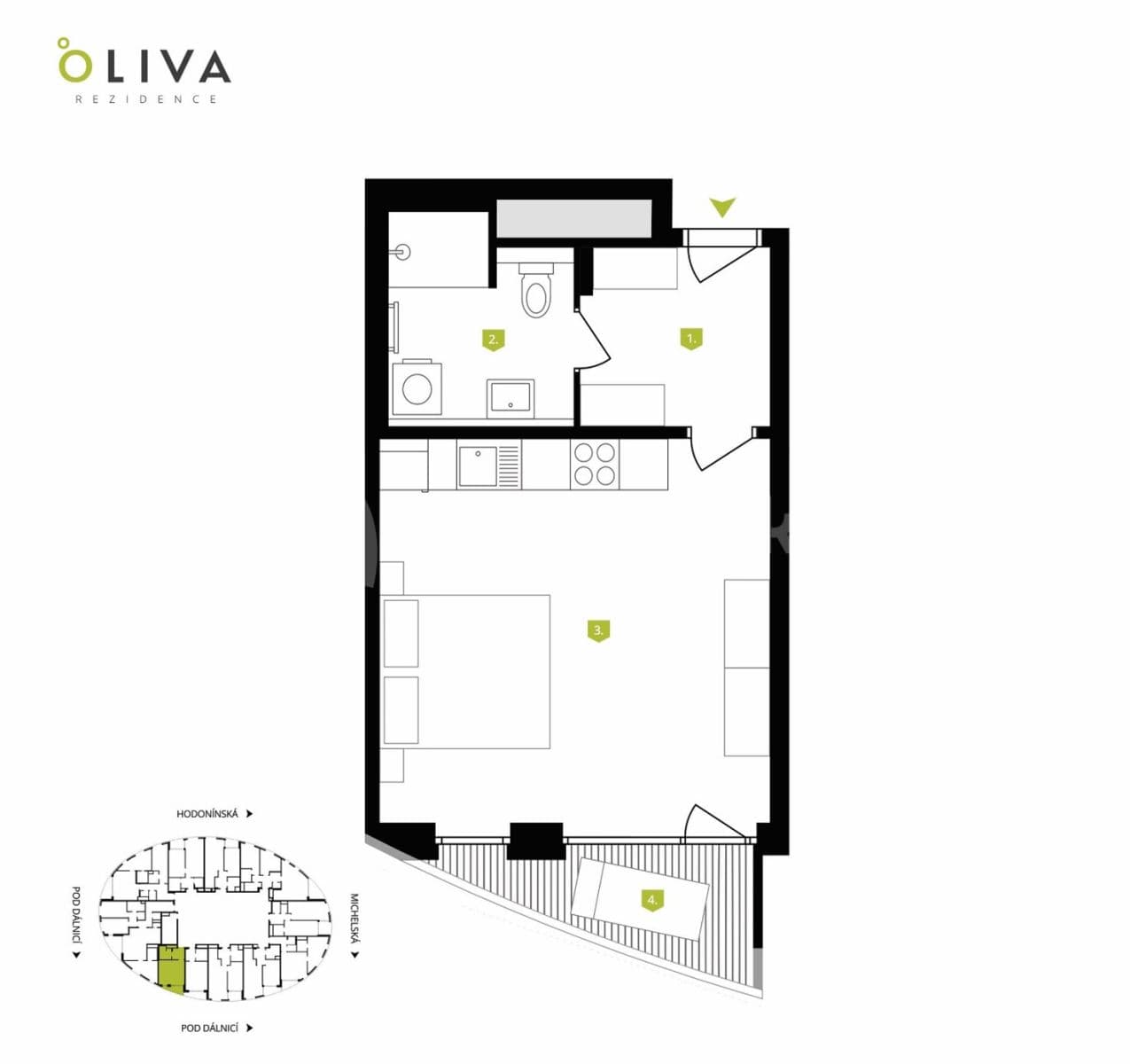 Prenájom bytu 1-izbový 39 m², Pod Dálnicí, Praha, Praha Prenájom bytu 1-izbový 39 m², Pod Dálnicí, Praha, Praha