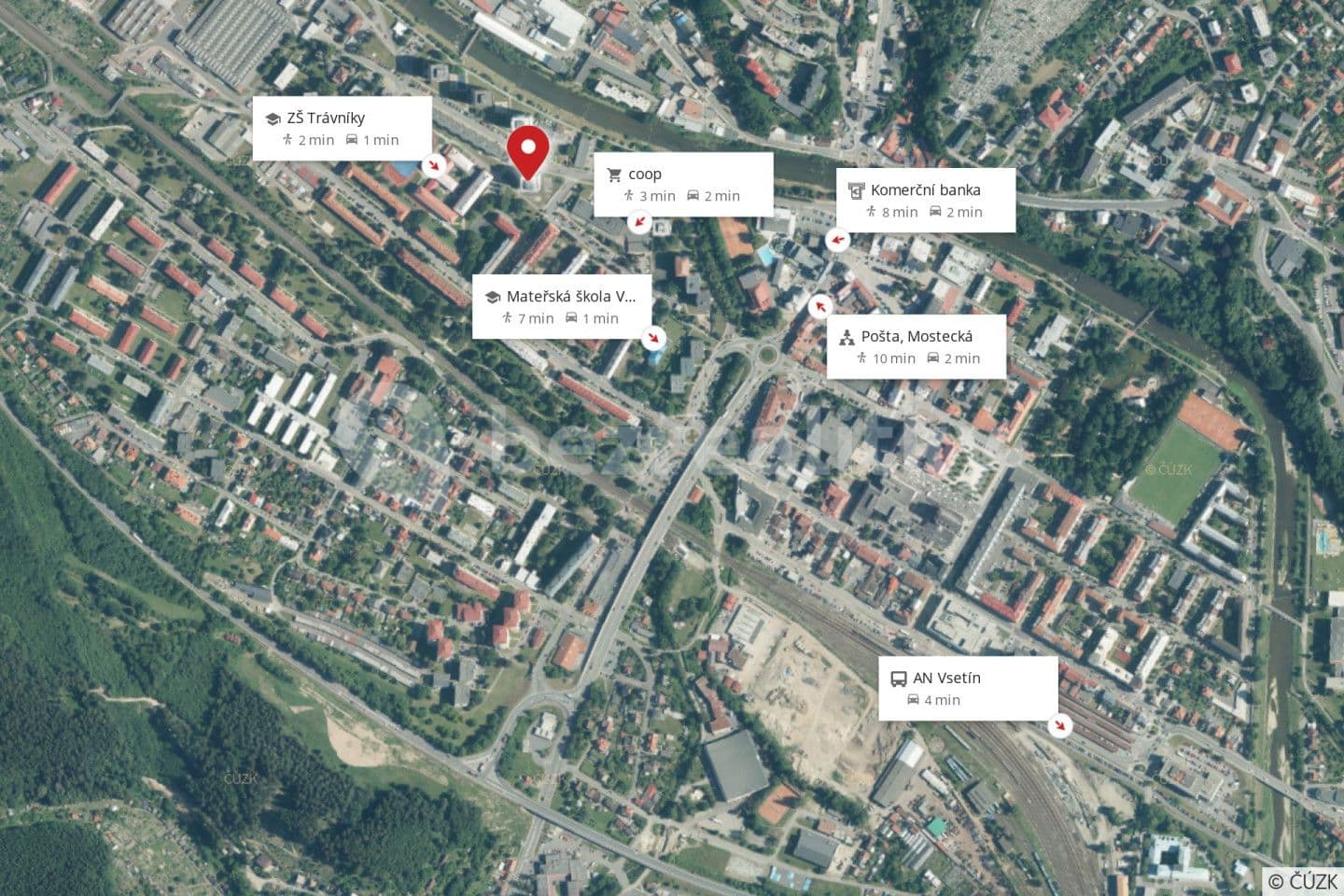 Predaj bytu 3-izbový 63 m², Jiráskova, Vsetín, Zlínský kraj