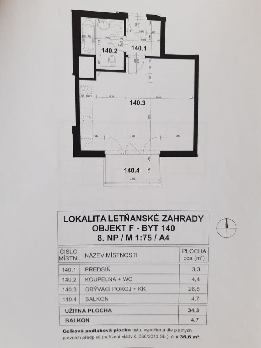 Predaj bytu 1-izbový 41 m², Kadečkové, Praha, Praha Predaj bytu 1-izbový 41 m², Kadečkové, Praha, Praha