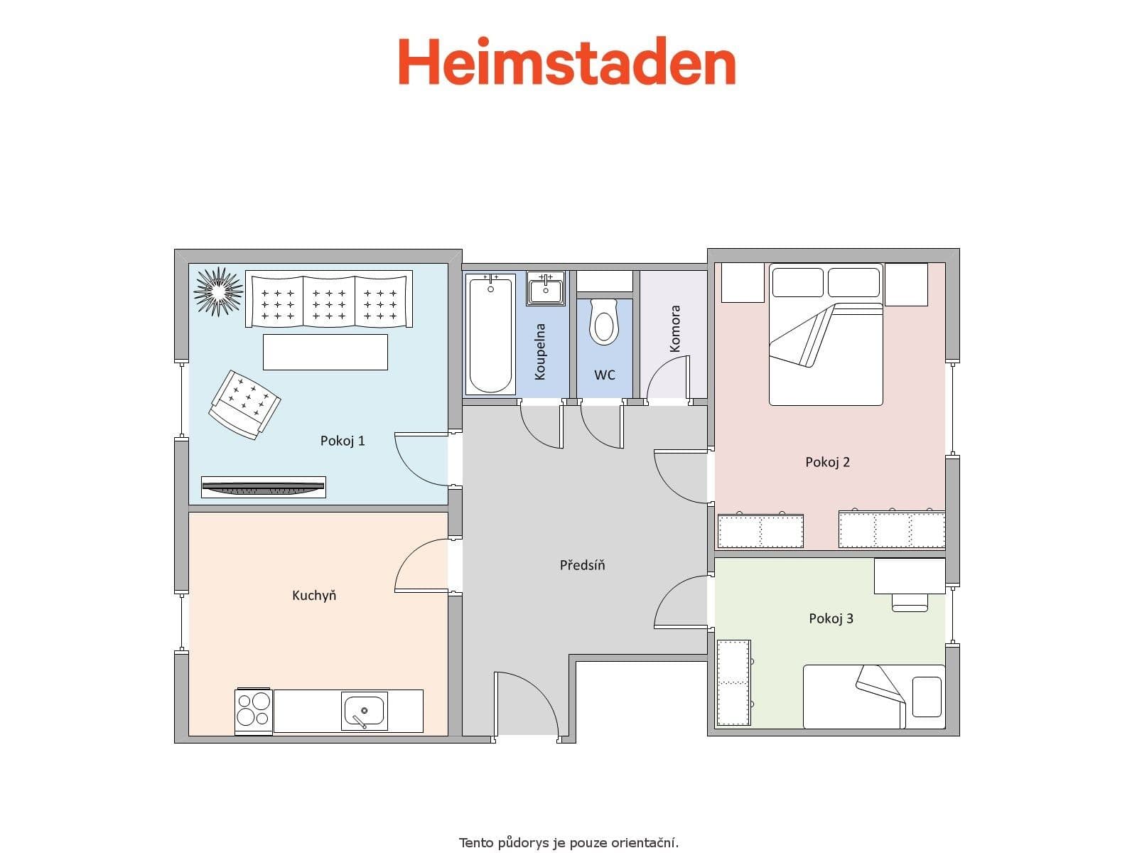 Prenájom bytu 3-izbový 71 m², Hlavní třída, Havířov, Moravskoslezský kraj Prenájom bytu 3-izbový 71 m², Hlavní třída, Havířov, Moravskoslezský kraj
