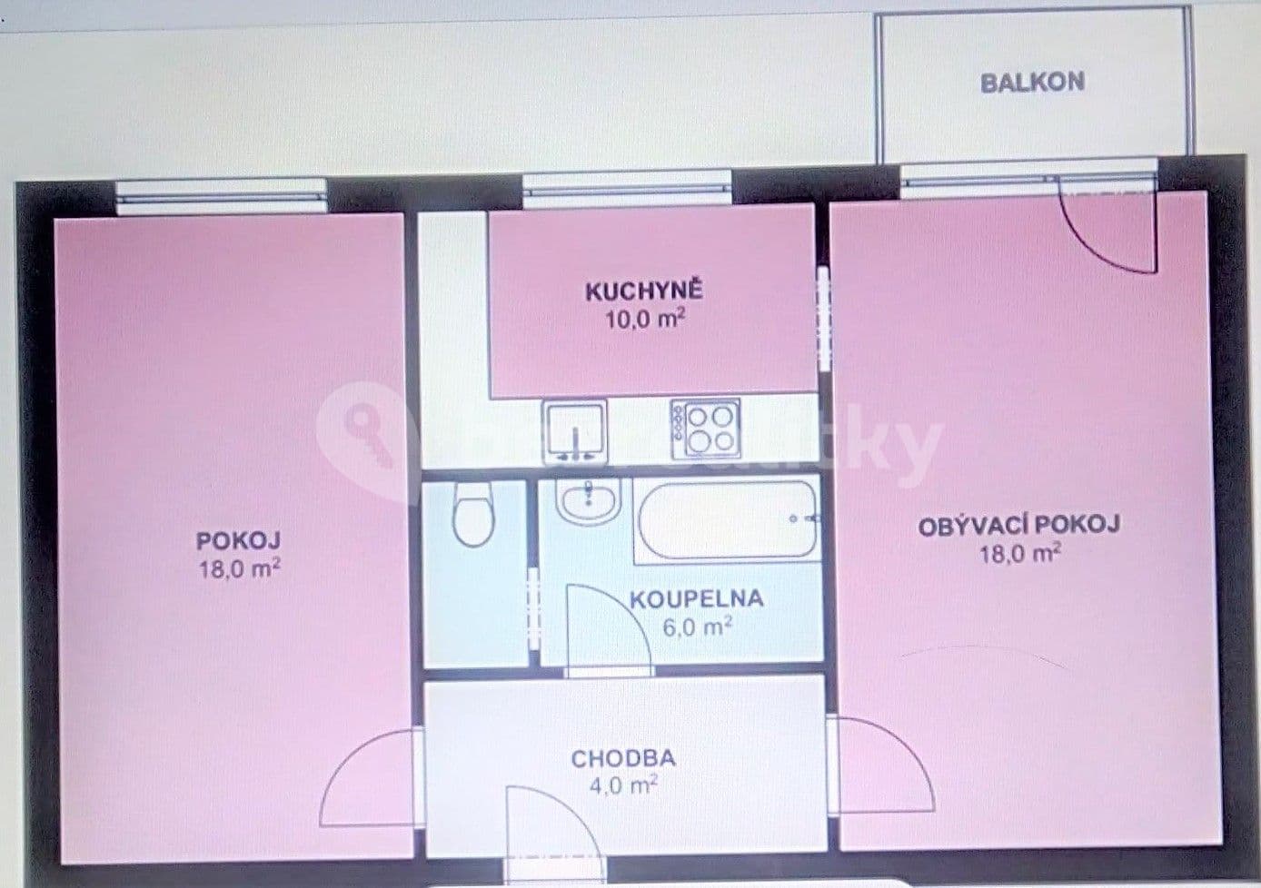 Prenájom bytu 2-izbový 56 m², Poděbradova, Modřice, Jihomoravský kraj Prenájom bytu 2-izbový 56 m², Poděbradova, Modřice, Jihomoravský kraj
