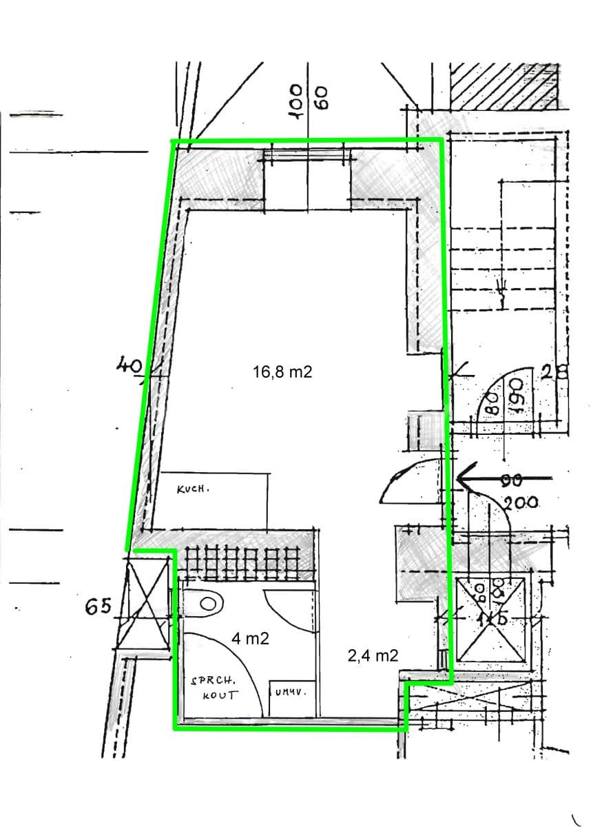 Prenájom bytu 1-izbový 23 m², Přístavní, Praha, Praha Prenájom bytu 1-izbový 23 m², Přístavní, Praha, Praha