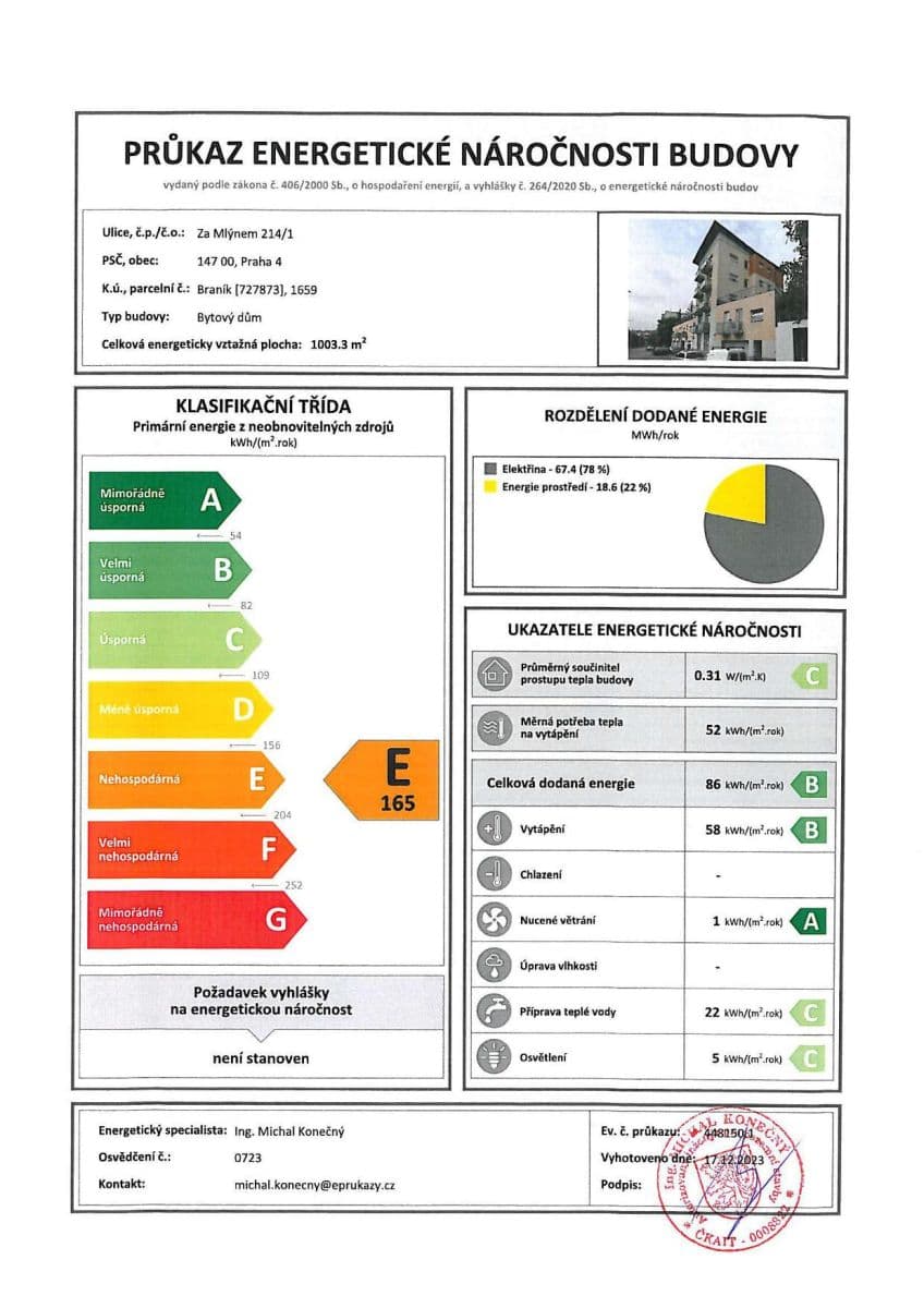Prenájom bytu 2-izbový 60 m², Za Mlýnem, Praha, Praha Prenájom bytu 2-izbový 60 m², Za Mlýnem, Praha, Praha