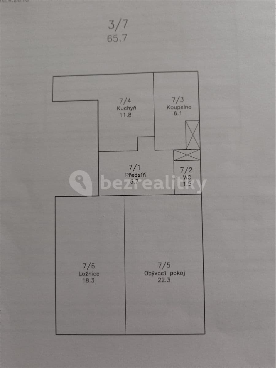 Prenájom bytu 2-izbový 66 m², Lublaňská, Praha, Praha Prenájom bytu 2-izbový 66 m², Lublaňská, Praha, Praha